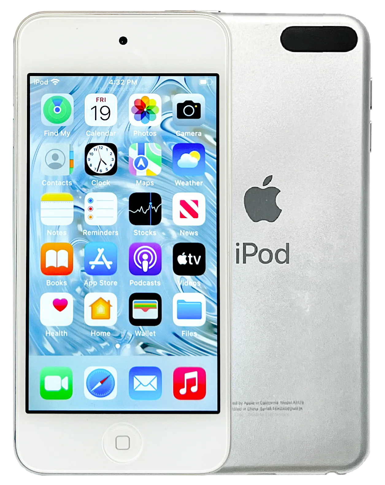 Refurbished Apple iPod Touch 7th Generation A2178 Silver 32GB 128GB 256GB MVHV2LL/A MVJ52LL/A MVJD2LL/A