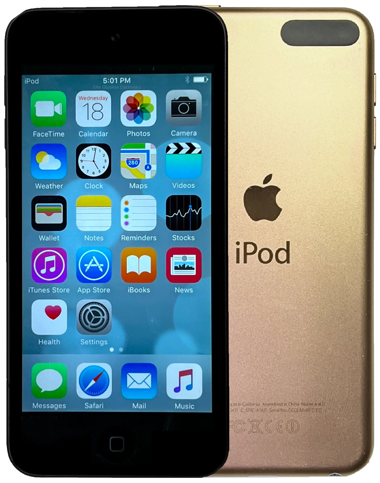 Refurbished Apple iPod Touch 7th Generation A2178 32GB Black & Gold MVHT2LL/A