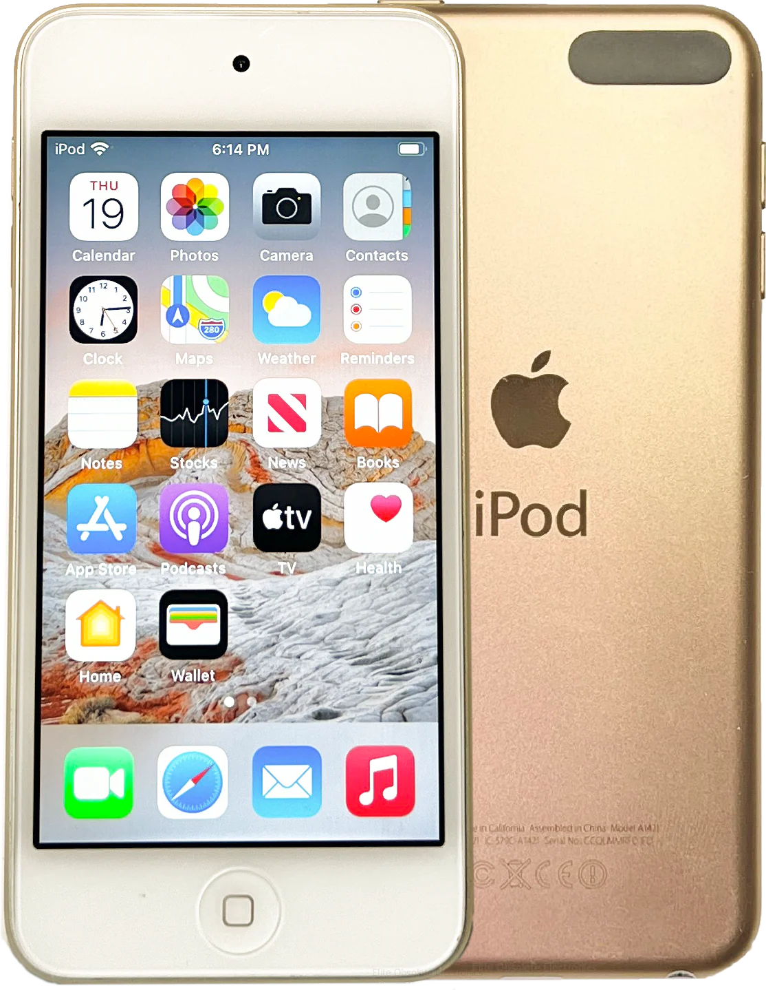 Refurbished Apple iPod Touch 7th Generation A2178 Gold 32GB 128GB 256GB MVHT2LL/A MVJ22LL/A MVJ92LL/A