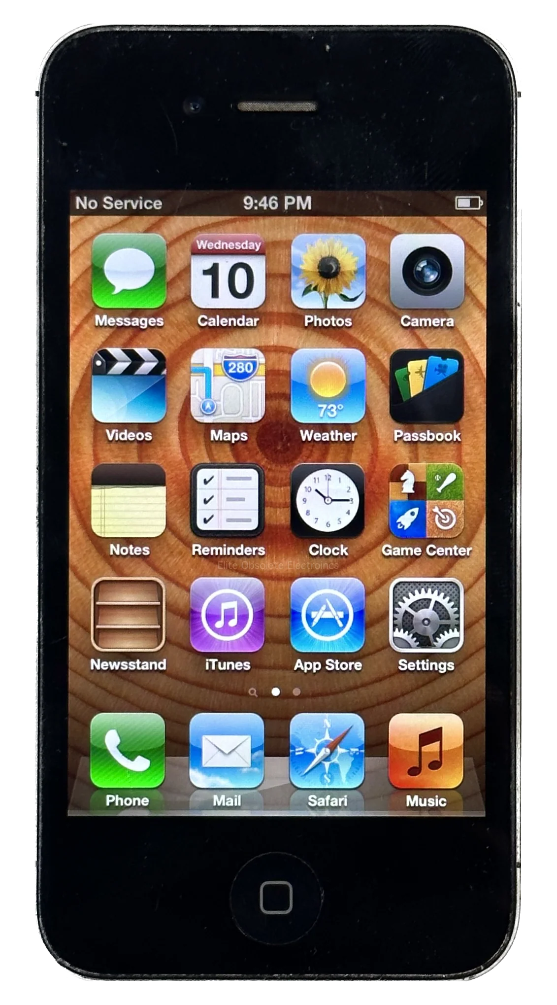 Refurbished Apple iPhone 4S 8GB 16GB 32GB 64GB Black Rare iOS 6.1.3 Unlocked New Battery - Image 2