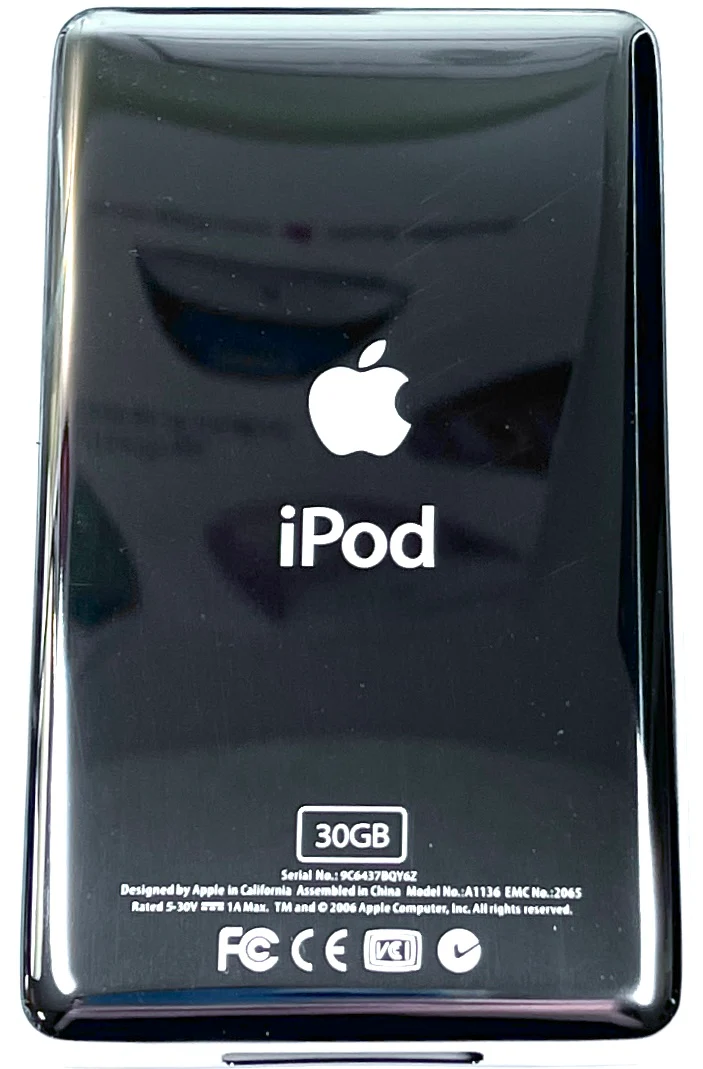 Thin Silver Backplate for iPod Video 5th 5.5 Enhanced A1136 & iPod Classic 6th 7th A1238 All GB Capacities - Image 3