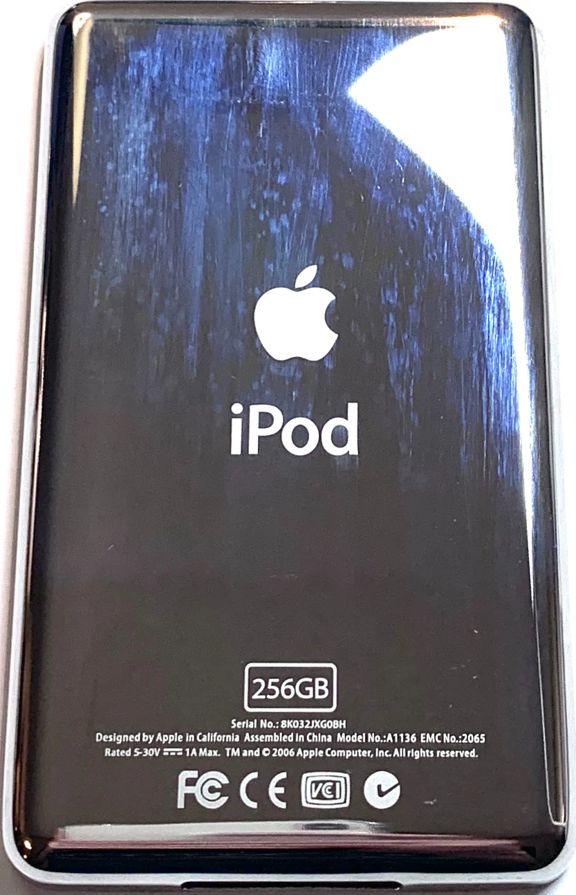Thin Silver Backplate for iPod Video 5th 5.5 Enhanced A1136 & iPod Classic 6th 7th A1238 All GB Capacities - Image 9