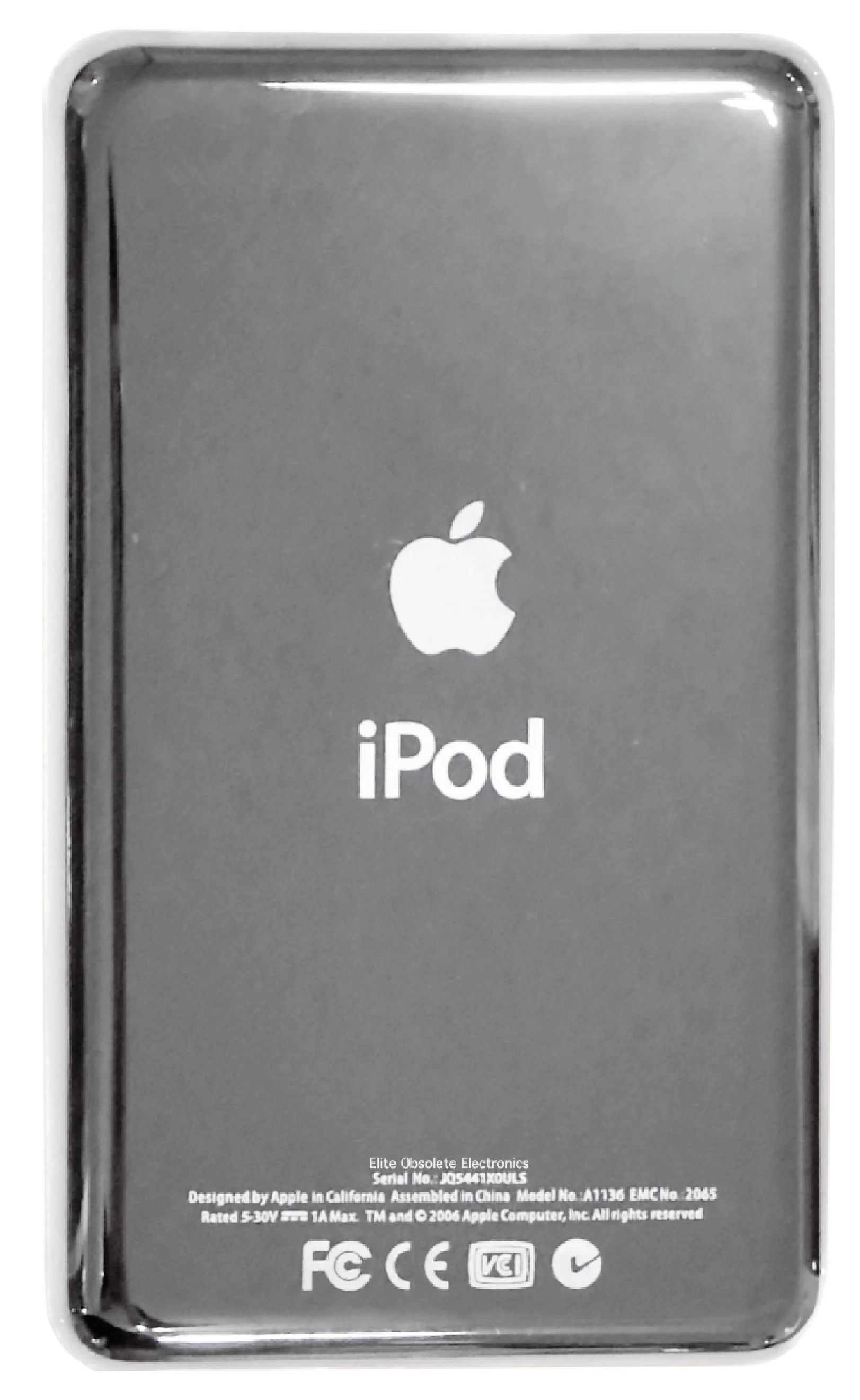 New Thin Universal Silver Backplate for Apple iPod Video 5th 5.5 A1136 & iPod Classic 6th 7th A1238