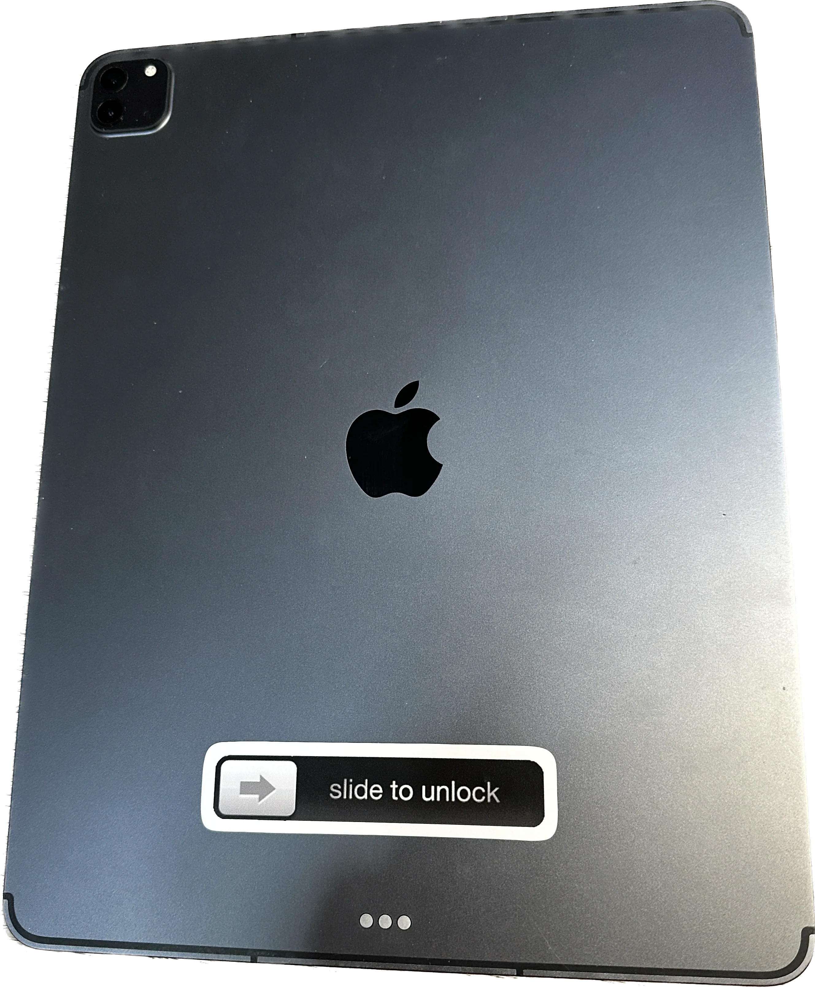 Slide to Unlock Legacy iOS Clear Sticker (4” x 0.8”) - Image 2