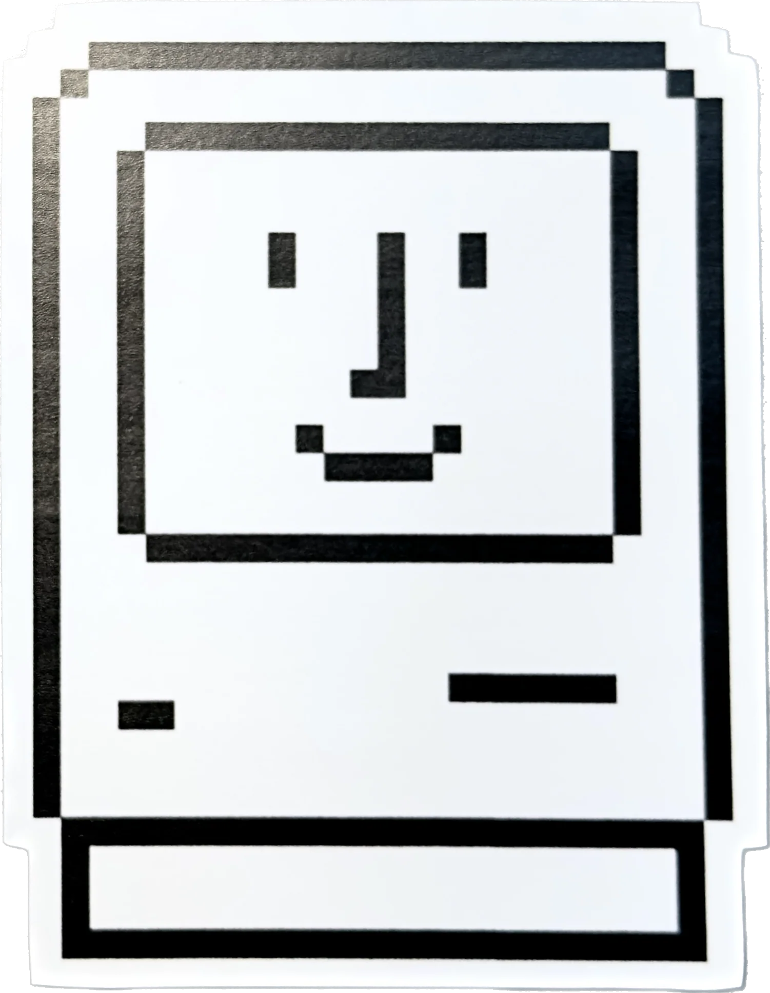Smiling Macintosh Legacy Sticker ( 3.0” x 3.9” )