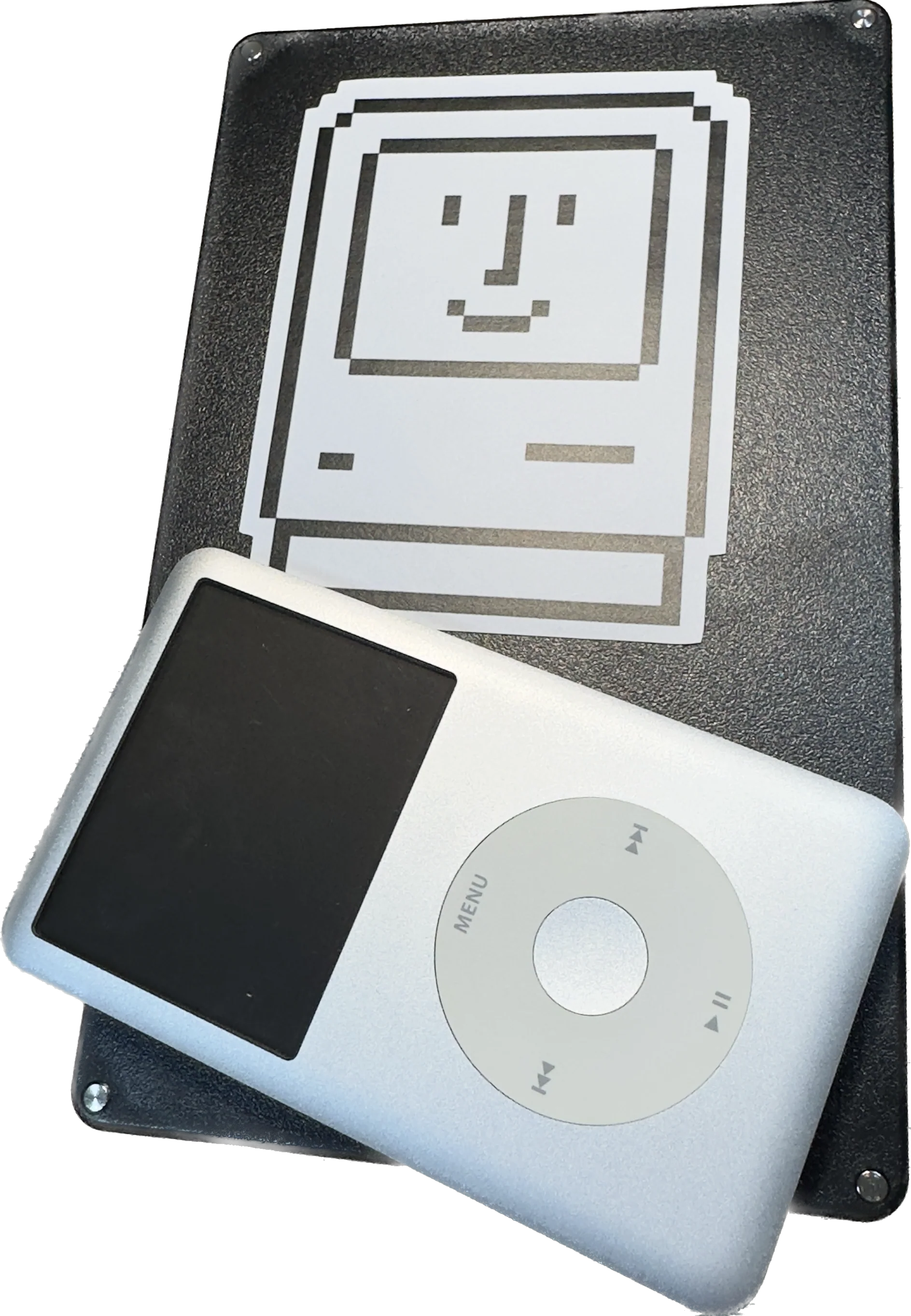 Smiling Macintosh Legacy Sticker ( 3.0” x 3.9” ) - Image 2