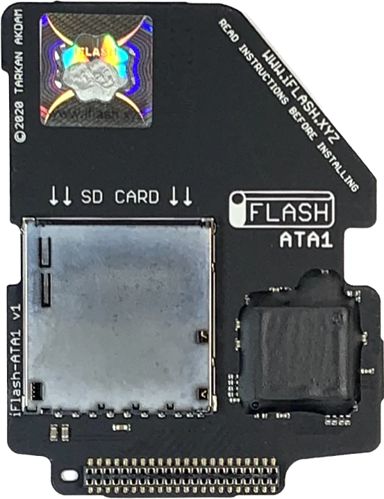 Tarkan iFlash ATA1 SDXC to IDE 44-Pin Adapter for Apple iPod Classic 3rd 4th A1040 A1059 A1099