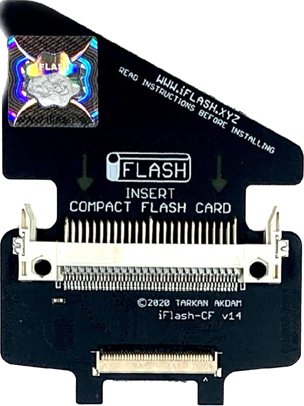 Tarkan iFlash CF Compact Flash Card to ZIF 40-Pin Adapter for Apple iPod