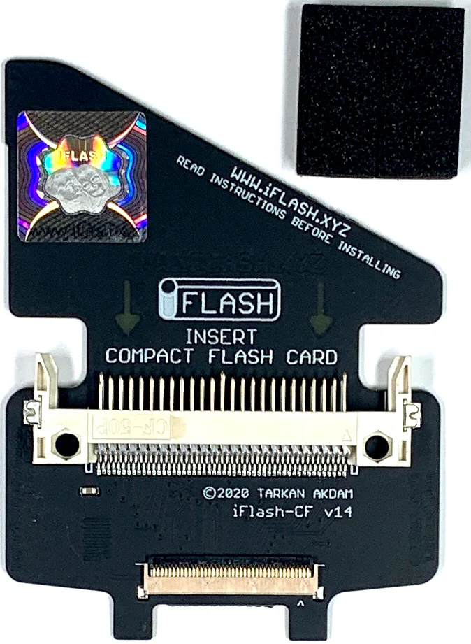 Tarkan iFlash CF Compact Flash Card to ZIF 40-Pin Adapter for Apple iPod - Image 2