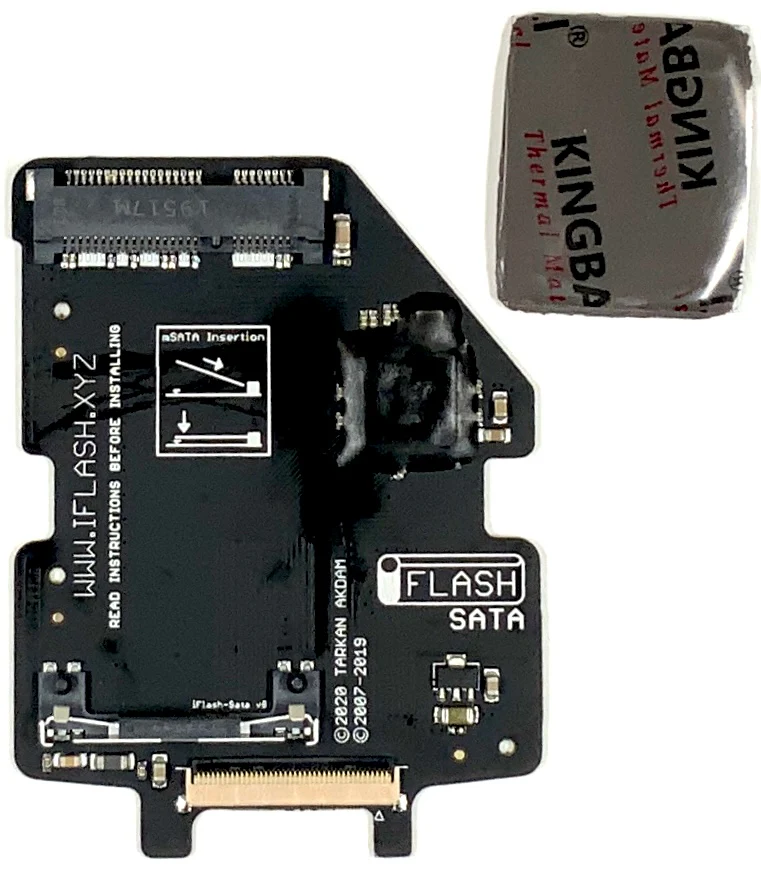 Tarkan iFlash Sata mSATA SSD to ZIF 40-Pin Adapter for Apple iPod Video & iPod Classic A1136 A1238 - Image 2