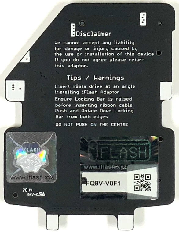 Tarkan iFlash Sata mSATA SSD to ZIF 40-Pin Adapter for Apple iPod Video & iPod Classic A1136 A1238 - Image 3