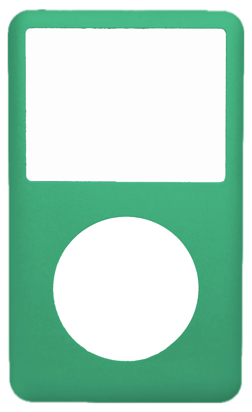 Teal Green Faceplate For Apple iPod Classic 6th 7th Generation Metal A1238
