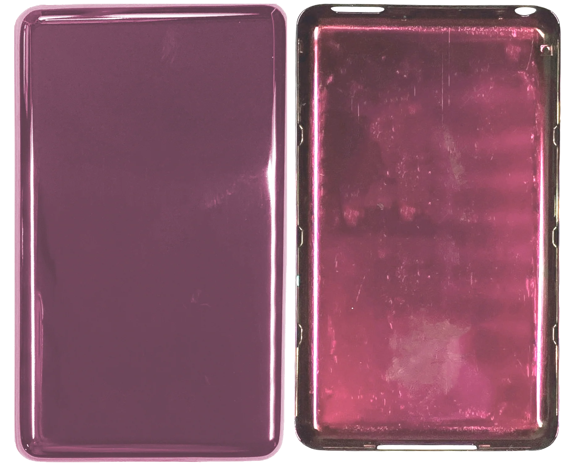 Thick Blush Pink Fully Blank Backplate for Apple iPod Classic 6th 7th & iPod Video 5th 5.5 Enhanced - Image 2