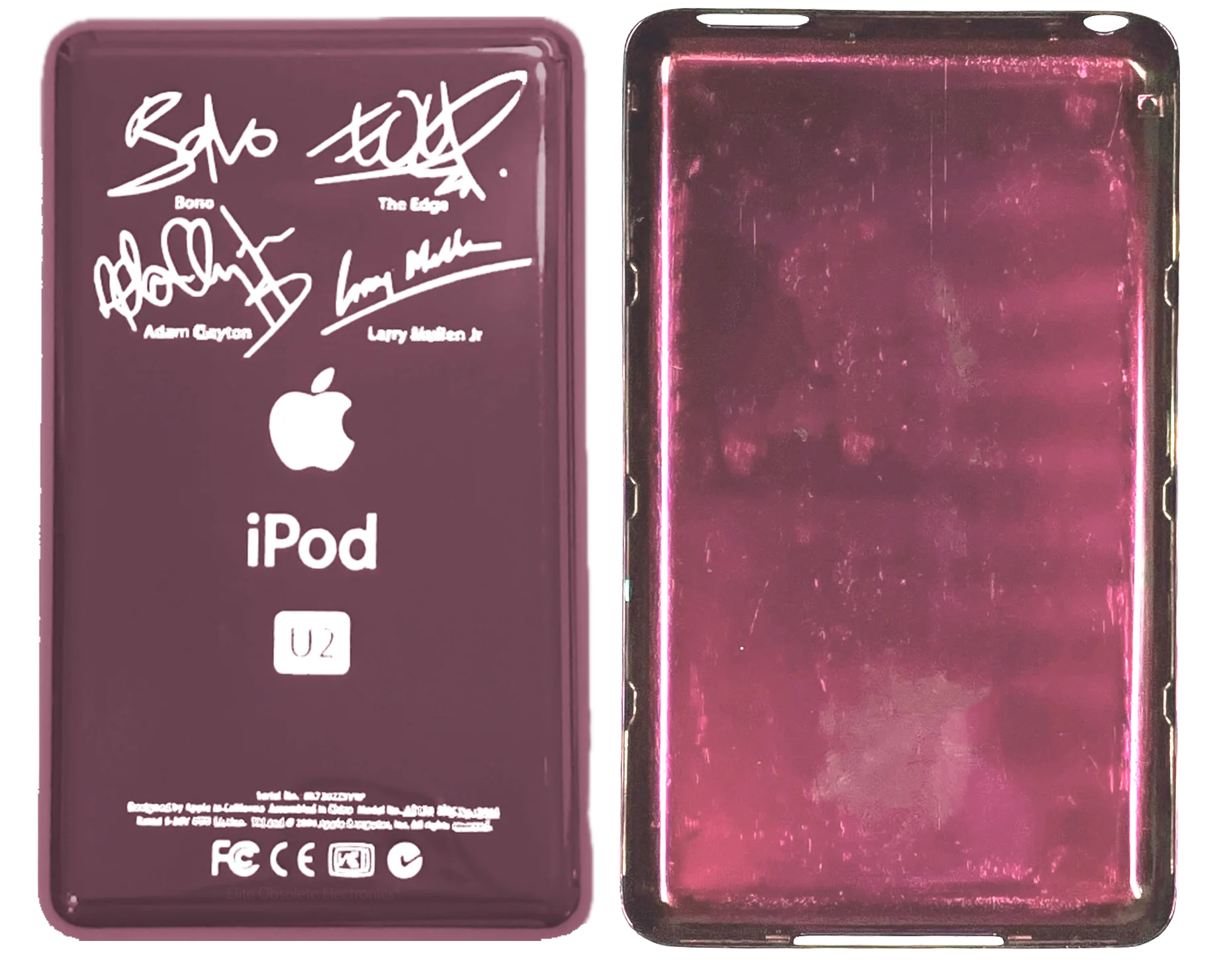Thin Blush Pink U2 Special Edition Backplate for Apple iPod Video 5th 5.5 Enhanced A1136 & iPod Classic 6th 7th A1238 - Image 2