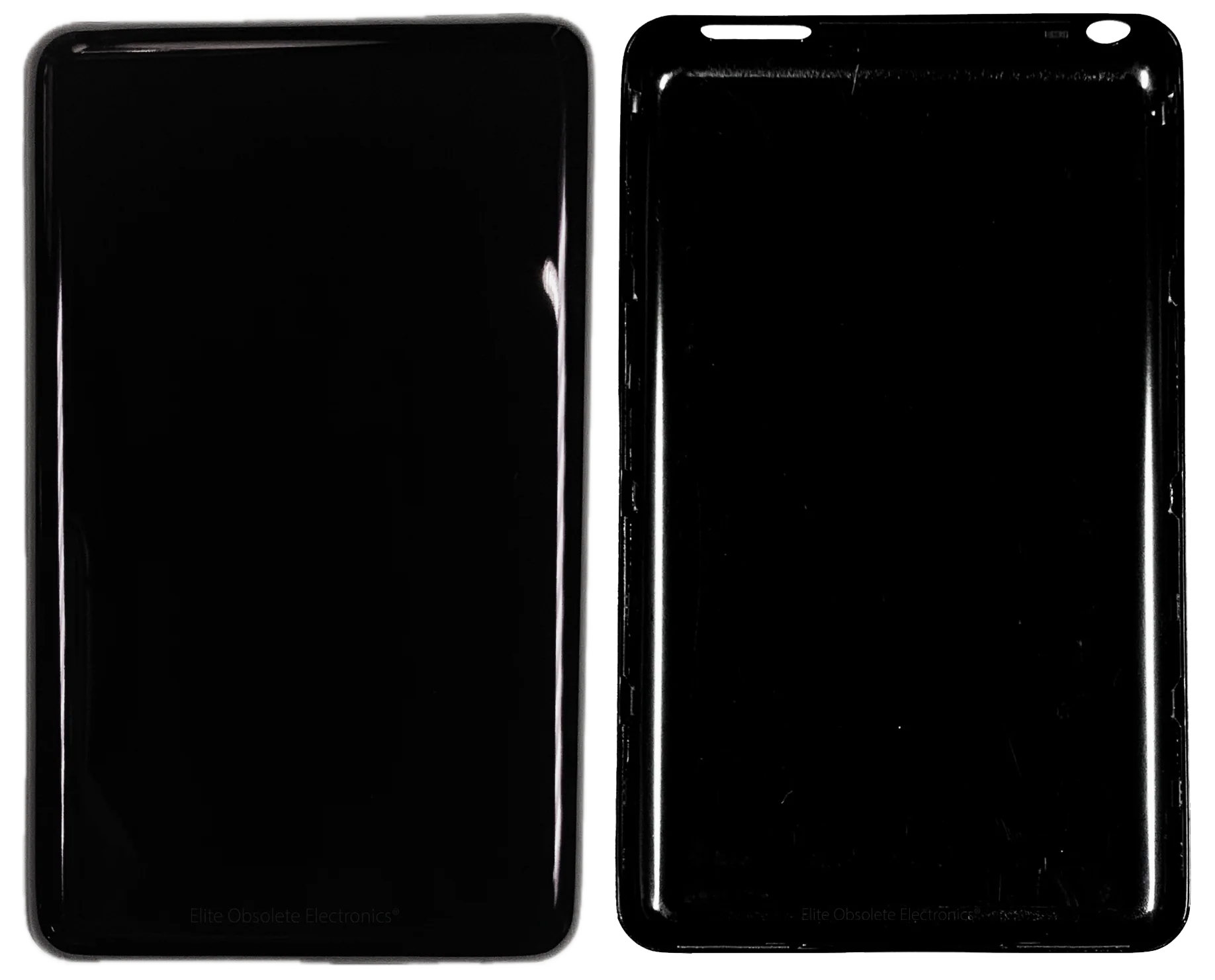 Thin Fully Blank Black Backplate for Apple iPod Video 5th 5.5 A1136 & iPod Classic 6th 7th A1238 - Image 2
