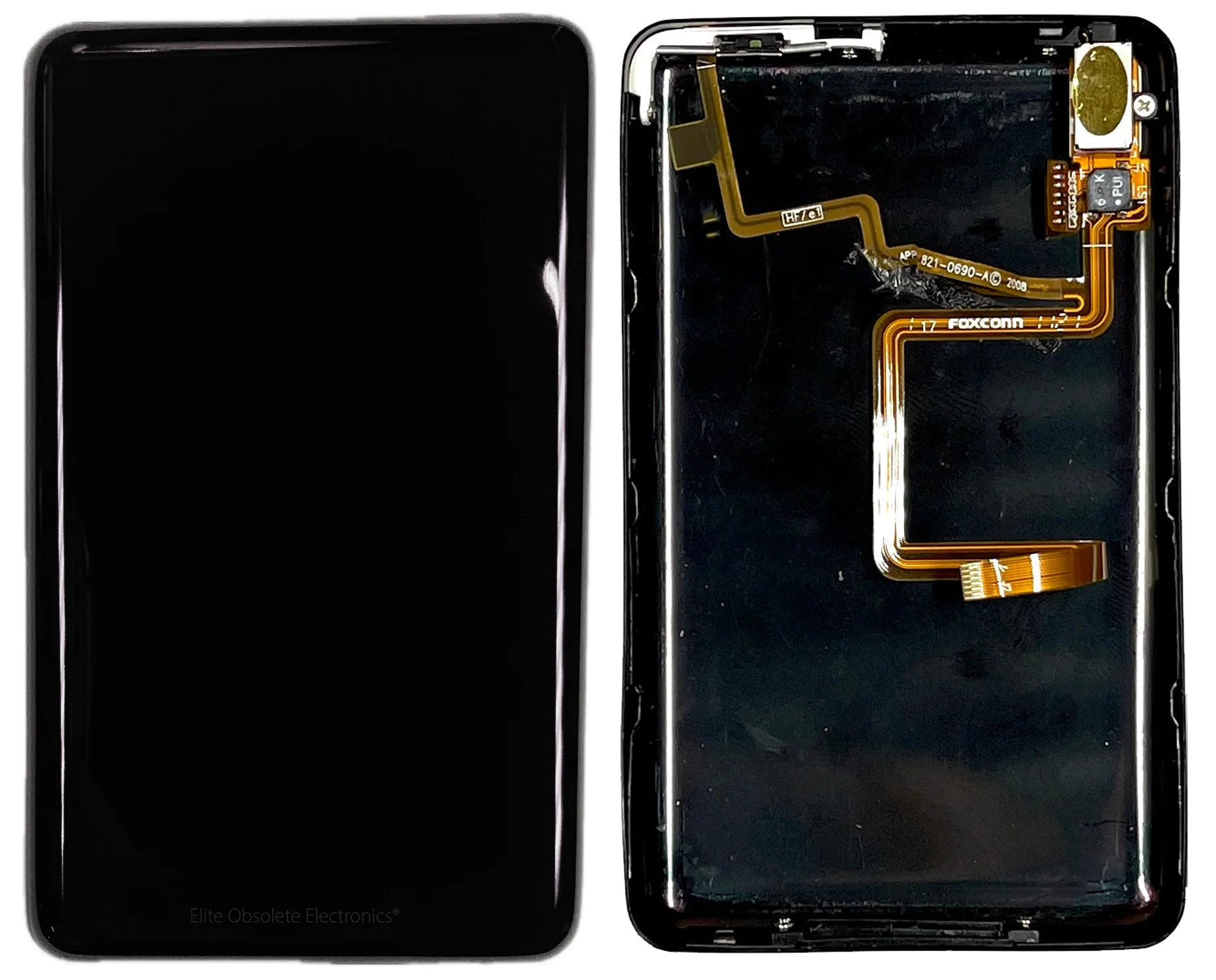 Thin Fully Blank Black Backplate for Apple iPod Video 5th 5.5 A1136 & iPod Classic 6th 7th A1238 - Image 3