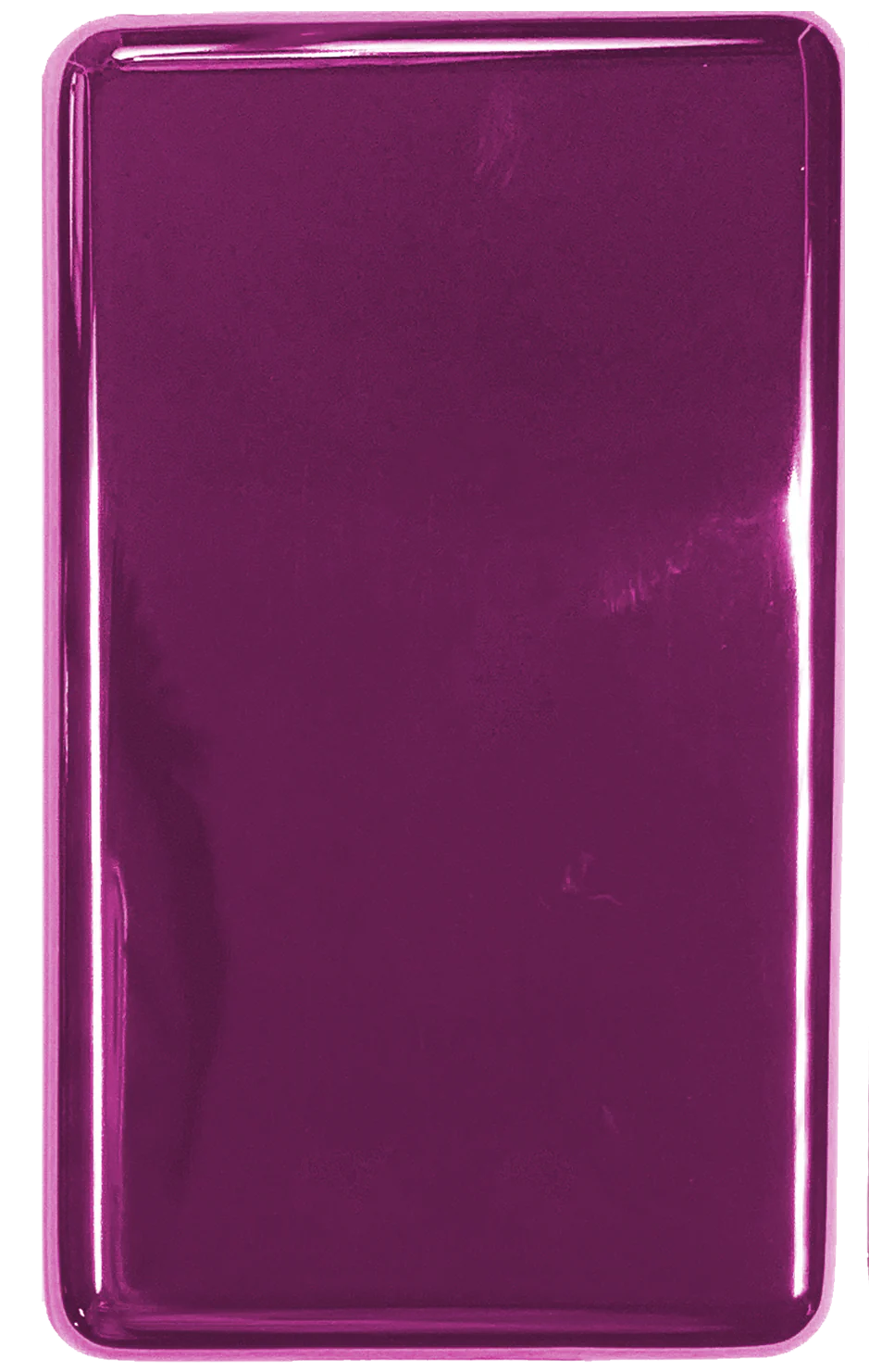 Thick Hyper Pink Fully Blank Backplate for Apple iPod Classic 6th 7th & iPod Video 5th 5.5 Enhanced