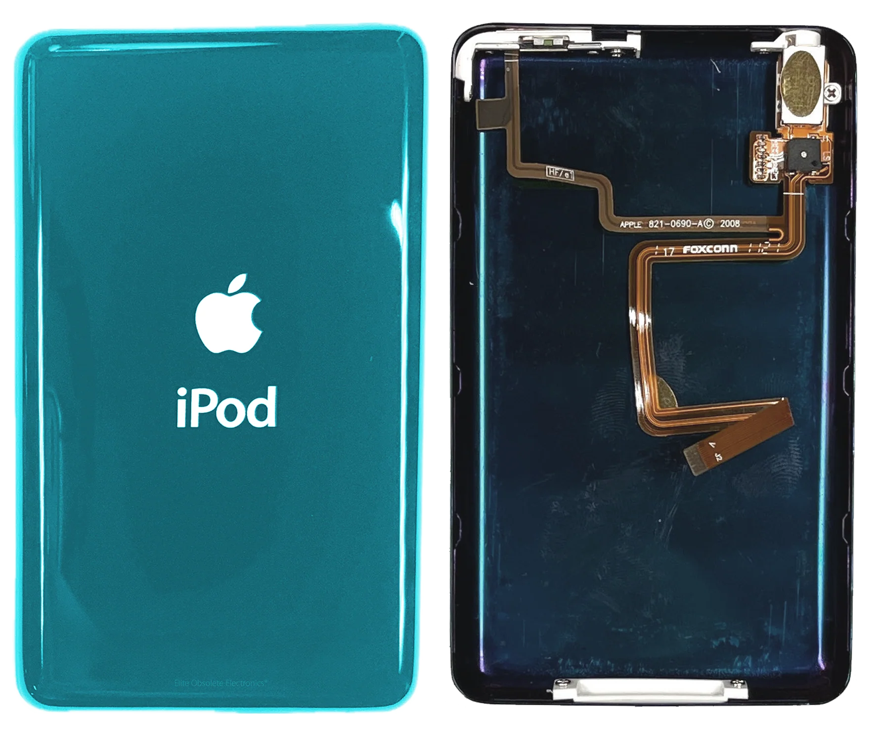 Thick Ocean Blue Universal Backplate for Apple iPod Video 5th 5.5 A1136 & iPod Classic 6th 7th A1238 - Image 3