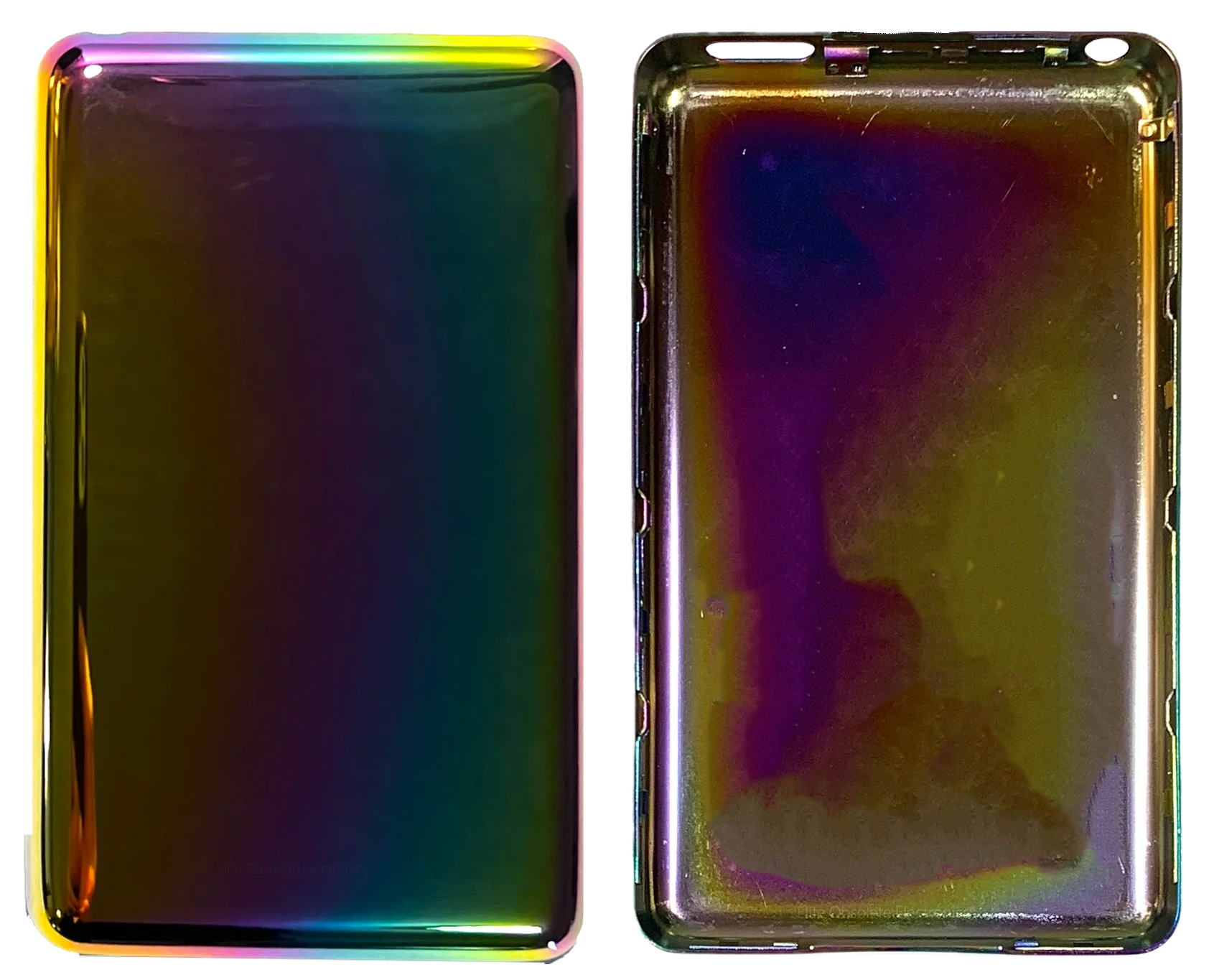 Thick Rainbow Fully Blank Backplate for Apple iPod Classic 6th 7th & iPod Video 5th 5.5 Enhanced - Image 3