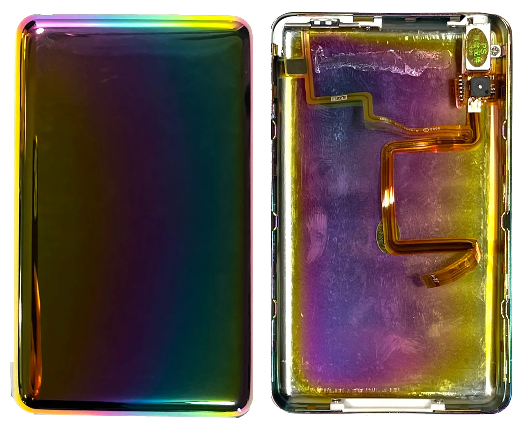 Thick Rainbow Fully Blank Backplate for Apple iPod Classic 6th 7th & iPod Video 5th 5.5 Enhanced - Image 4