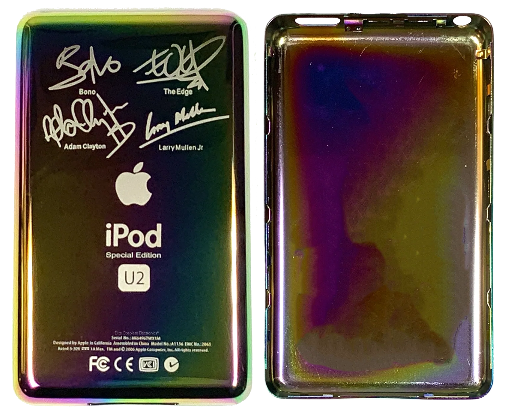 Thin Rainbow U2 Special Edition Backplate for Apple iPod Video 5th 5.5 A1136 & iPod Classic 6th 7th A1238 - Image 3