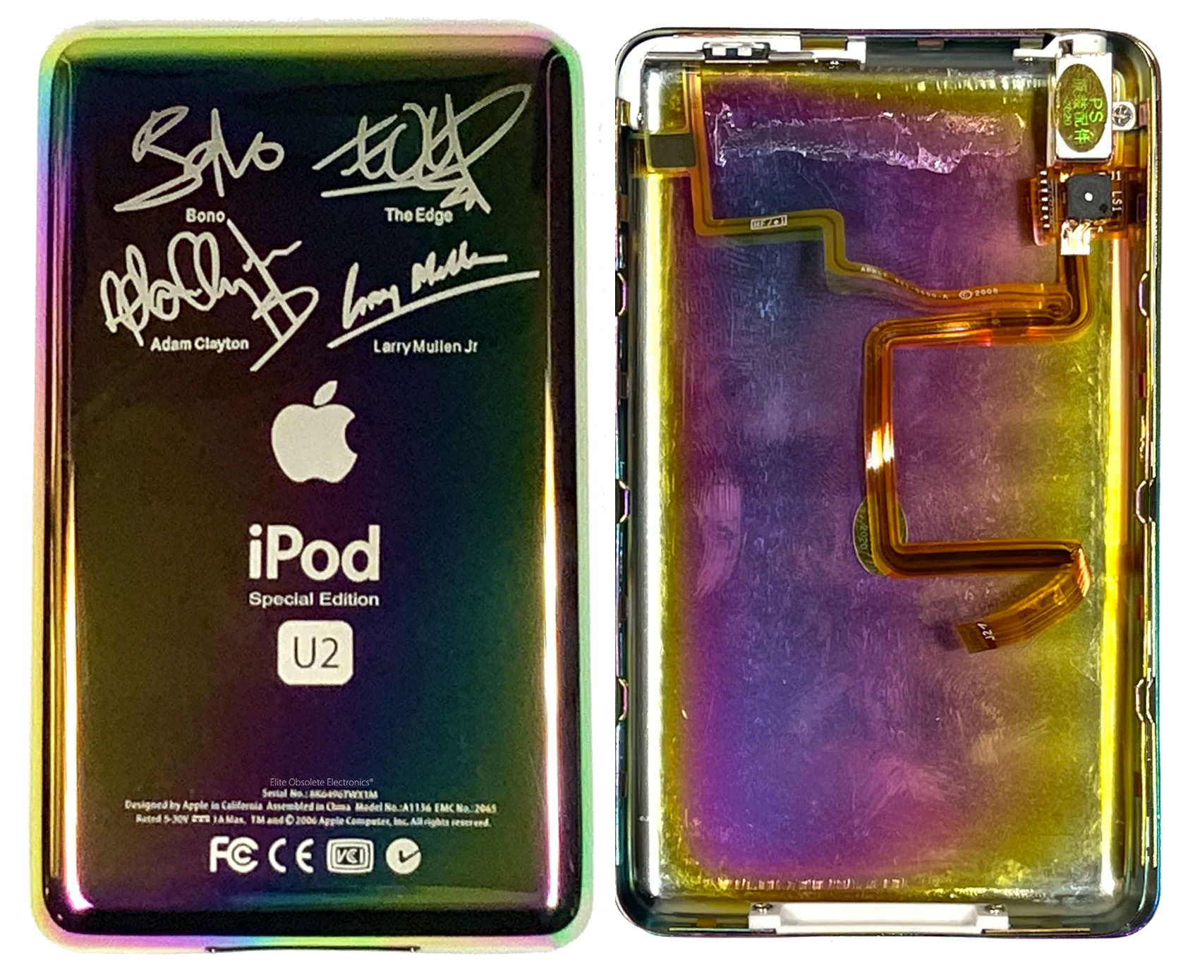 Thin Rainbow U2 Special Edition Backplate for Apple iPod Video 5th 5.5 A1136 & iPod Classic 6th 7th A1238 - Image 2
