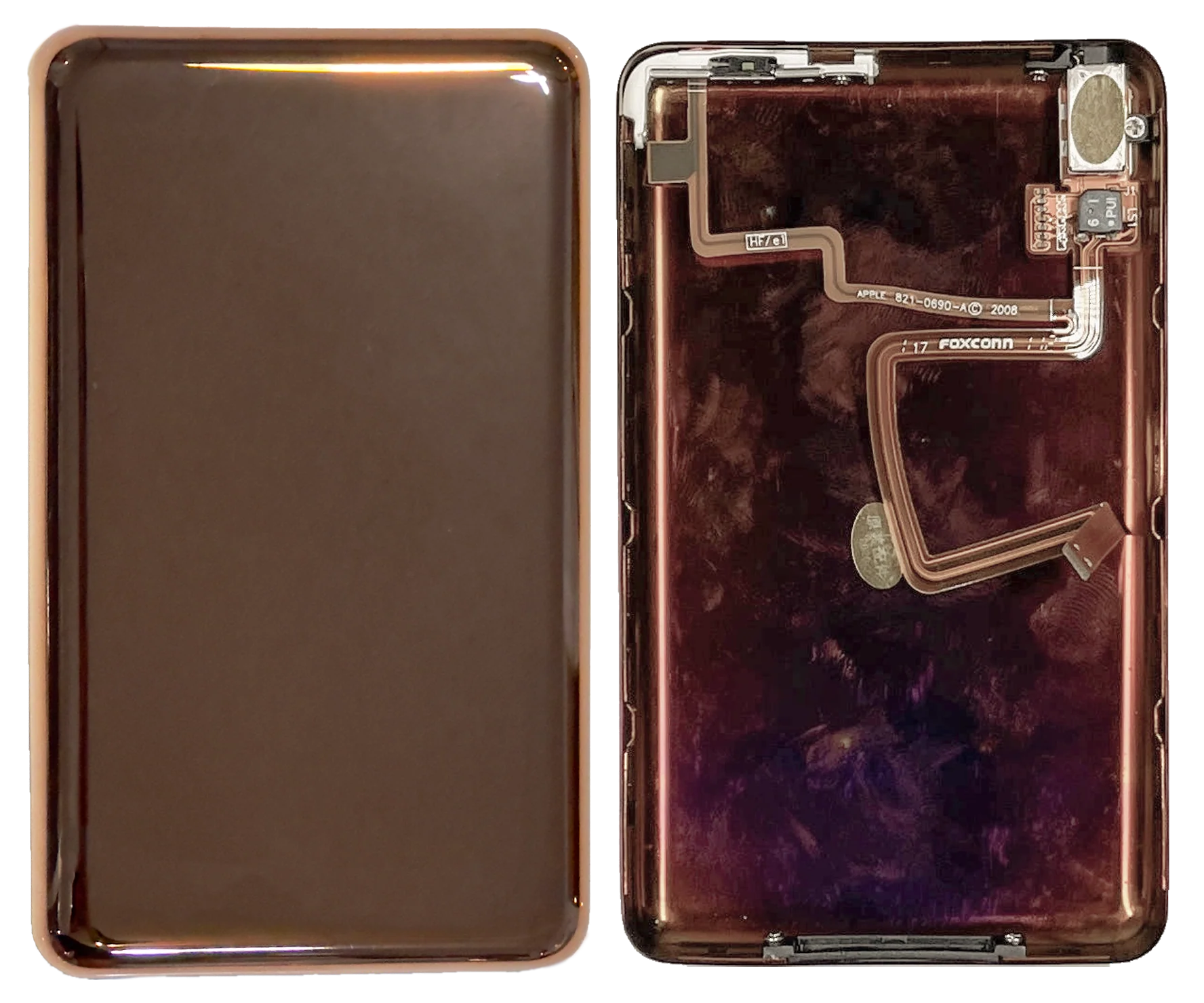 Thin Rose Gold Pink Fully Blank Backplate for Apple iPod Video 5th 5.5 Enhanced A1136 & iPod Classic 6th 7th A1238 - Image 4