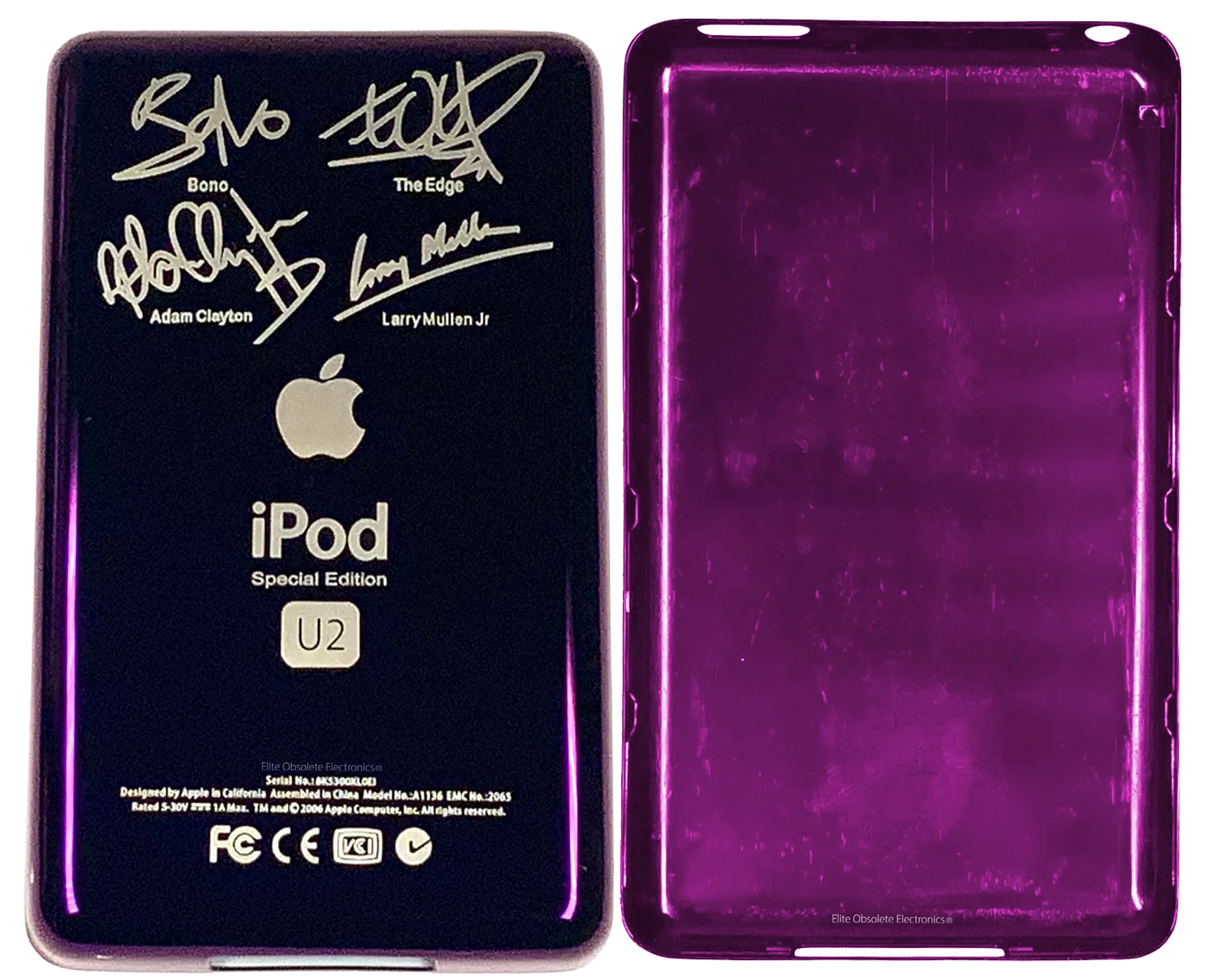 Thin Purple Wine U2 Special Edition Backplate for Apple iPod Classic 6th 7th & iPod Video 5th 5.5 Enhanced - Image 2