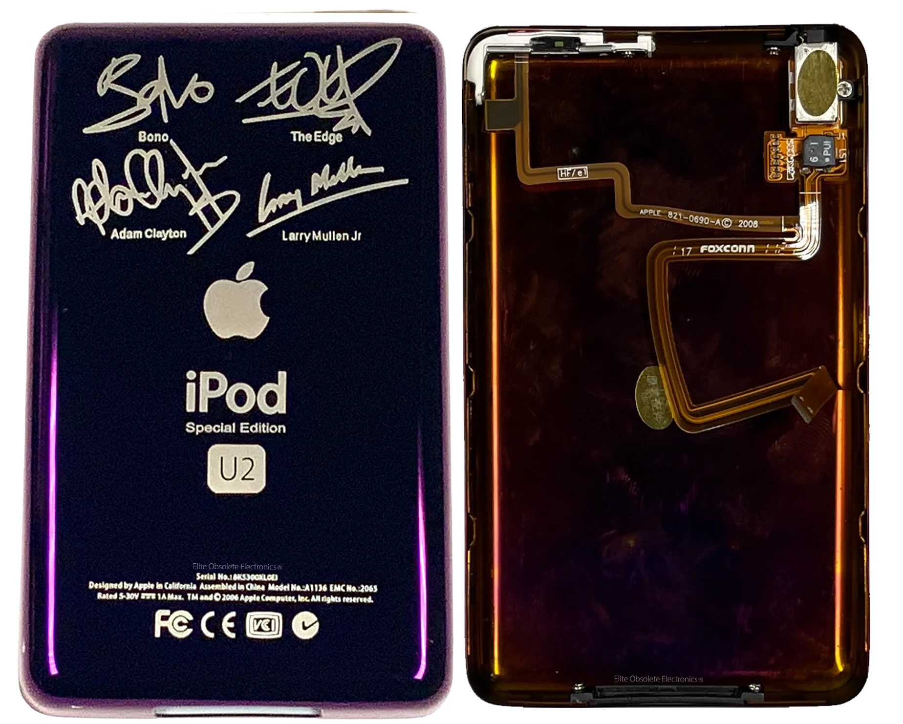 Thin Purple Wine U2 Special Edition Backplate for Apple iPod Classic 6th 7th & iPod Video 5th 5.5 Enhanced - Image 3