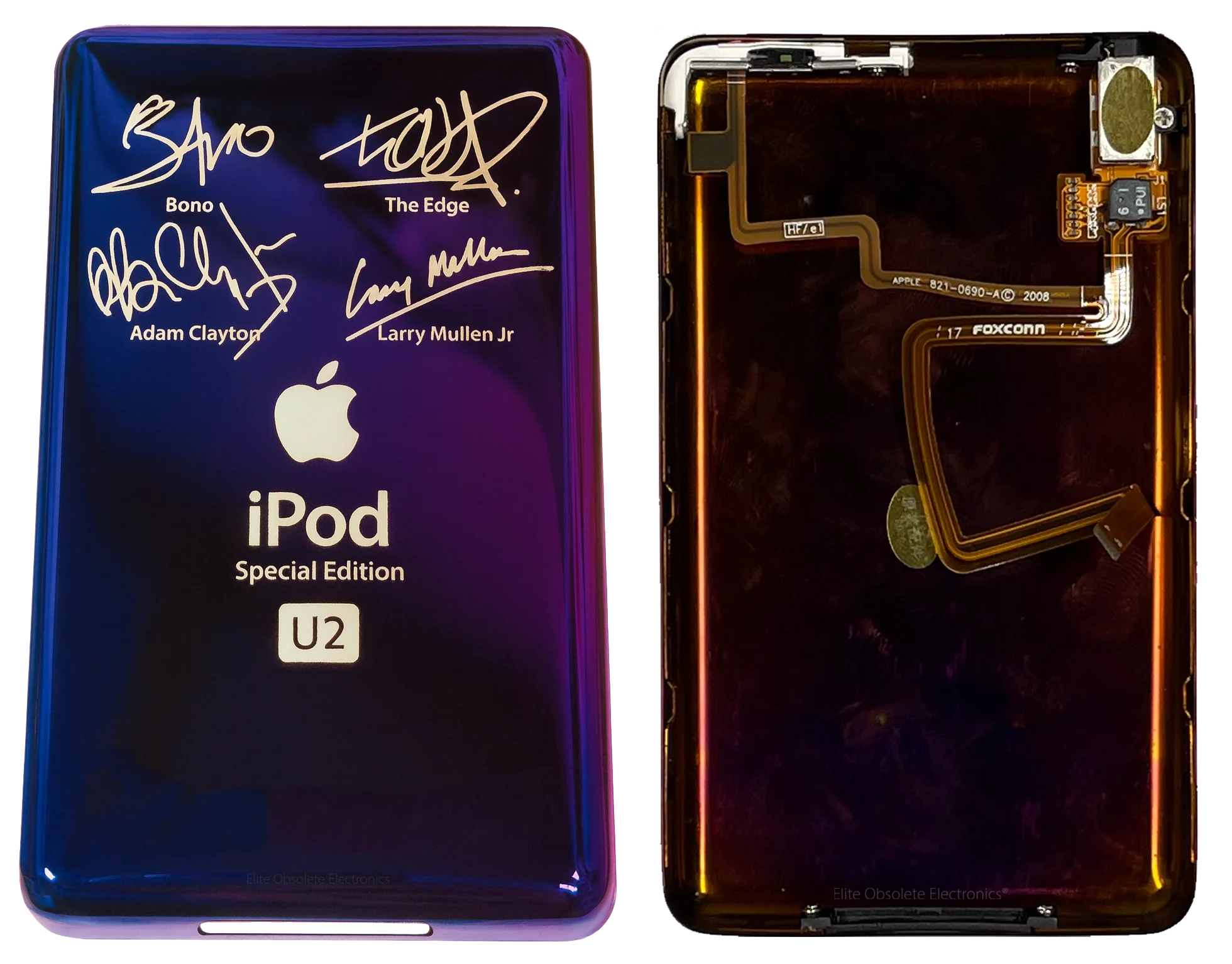 Thick Ultraviolet Purple Blue U2 Special Edition Backplate for Apple iPod Video 5th 5.5 Enhanced A1136 & iPod Classic 6th 7th A1238 - Image 3