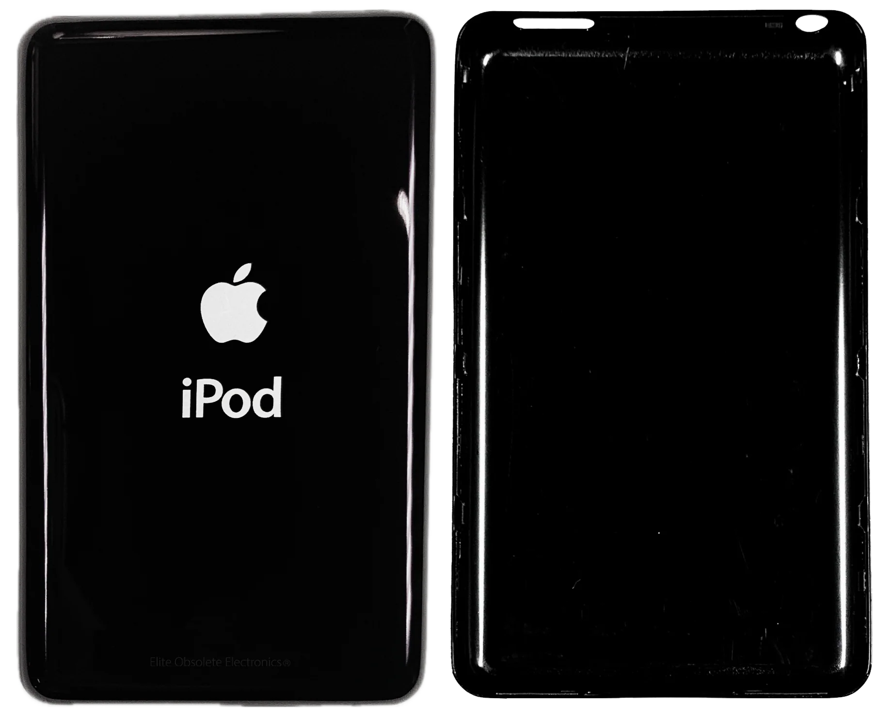 Thin Fully Universal Black Backplate for Apple iPod Video 5th 5.5 A1136 & iPod Classic 6th 7th A1238 - Image 2