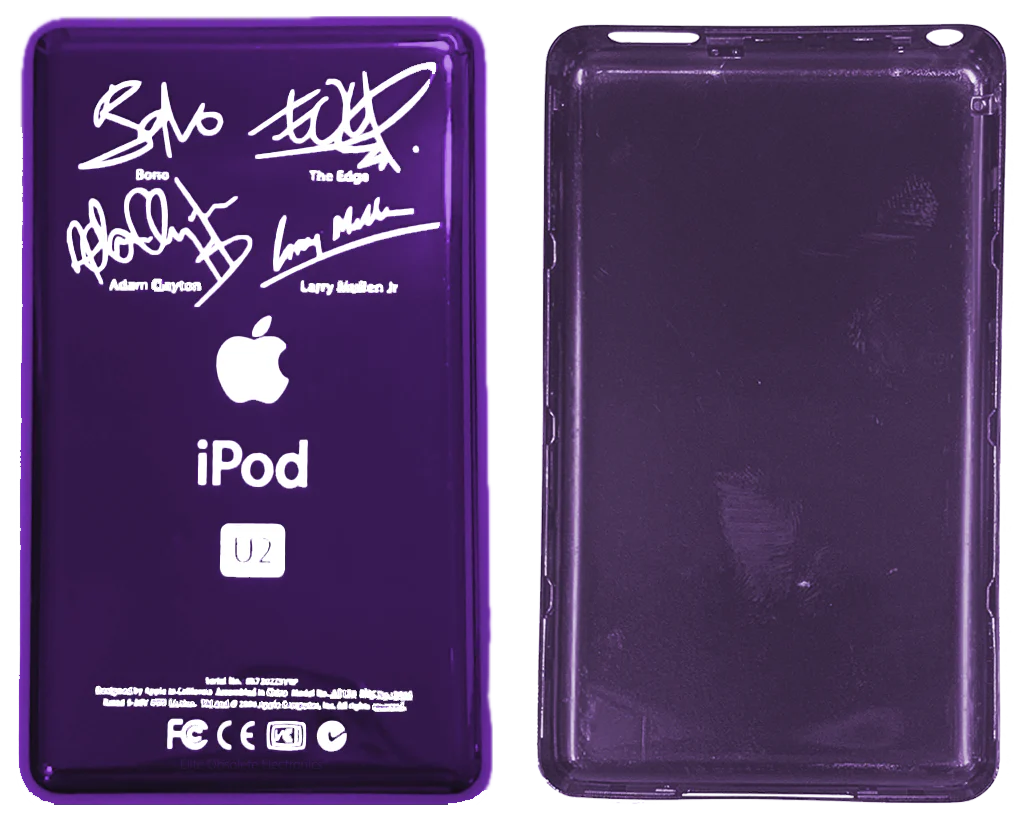 Thin Midnight Purple U2 Special Edition Backplate for Apple iPod Video 5th 5.5 A1136 & iPod Classic 6th 7th A1238 - Image 2