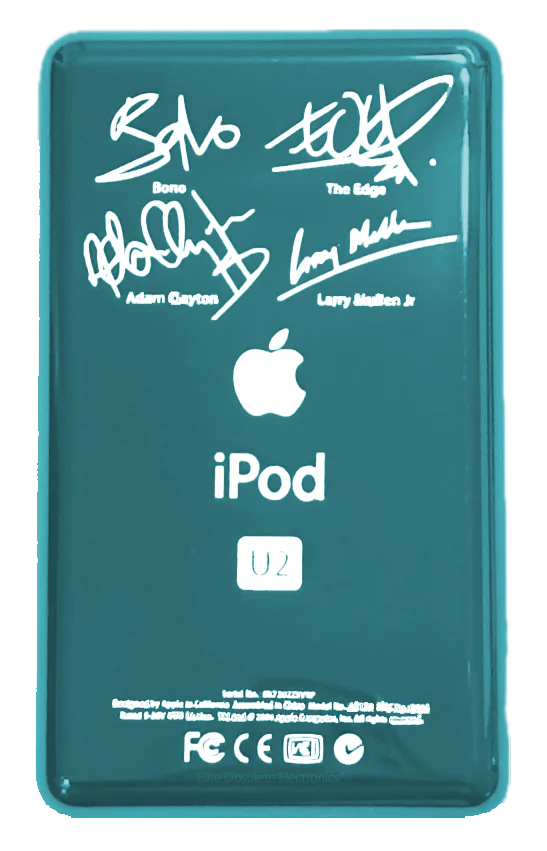 Thin Ocean Blue U2 Special Edition Backplate for Apple iPod Classic 6th 7th & iPod Video 5th 5.5 Enhanced