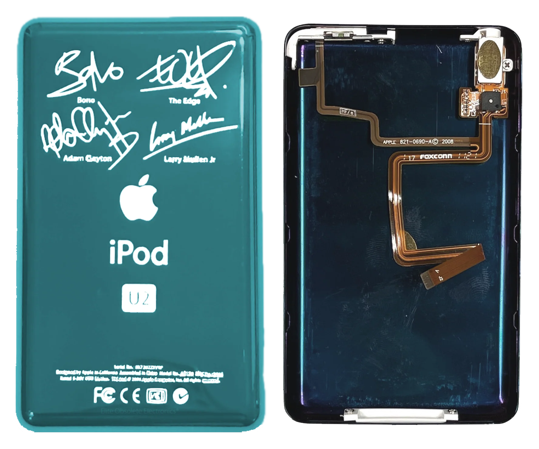 Thin Ocean Blue U2 Special Edition Backplate for Apple iPod Classic 6th 7th & iPod Video 5th 5.5 Enhanced - Image 3