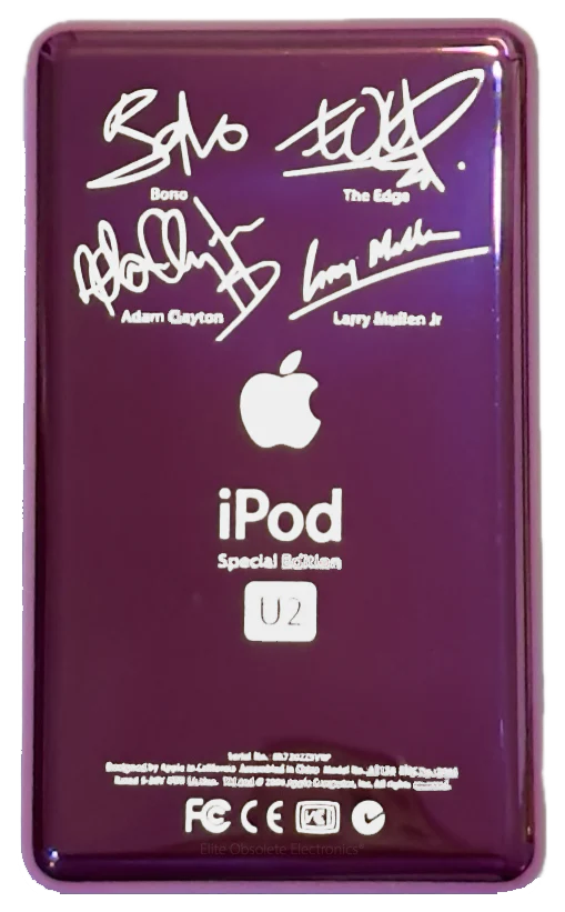Thin Hyper Pink U2 Special Edition Backplate for Apple iPod Video 5th 5.5 Enhanced A1136 & iPod Classic 6th 7th A1238