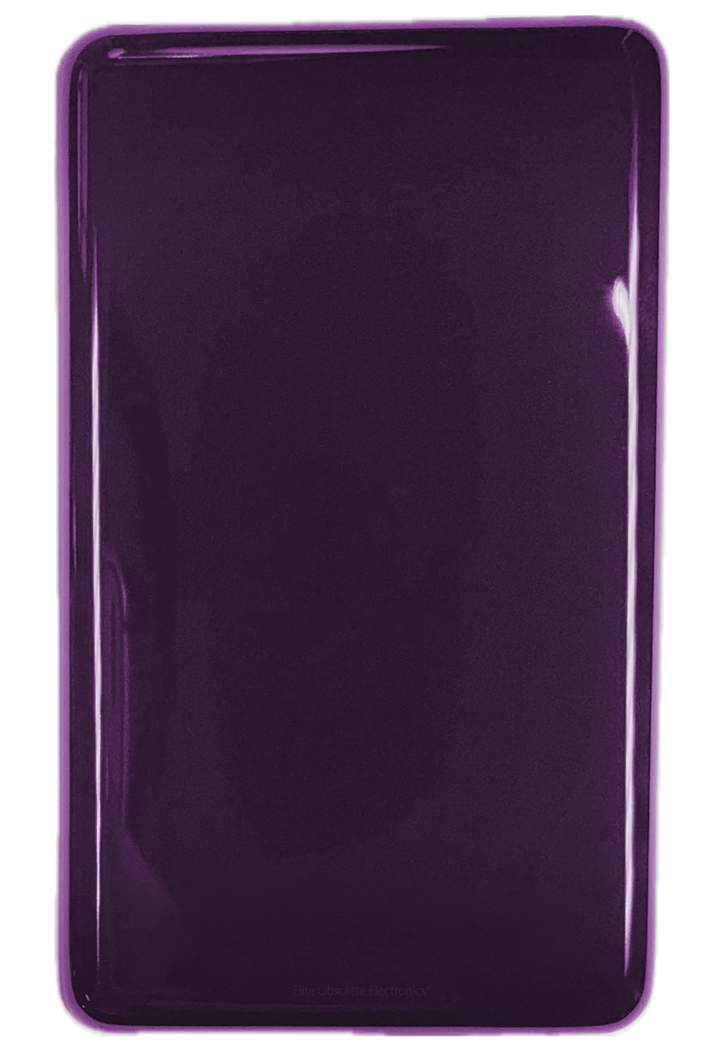 Thin Plum Purple Fully Blank Backplate for Apple iPod Video 5th 5.5 A1136 & iPod Classic 6th 7th A1238