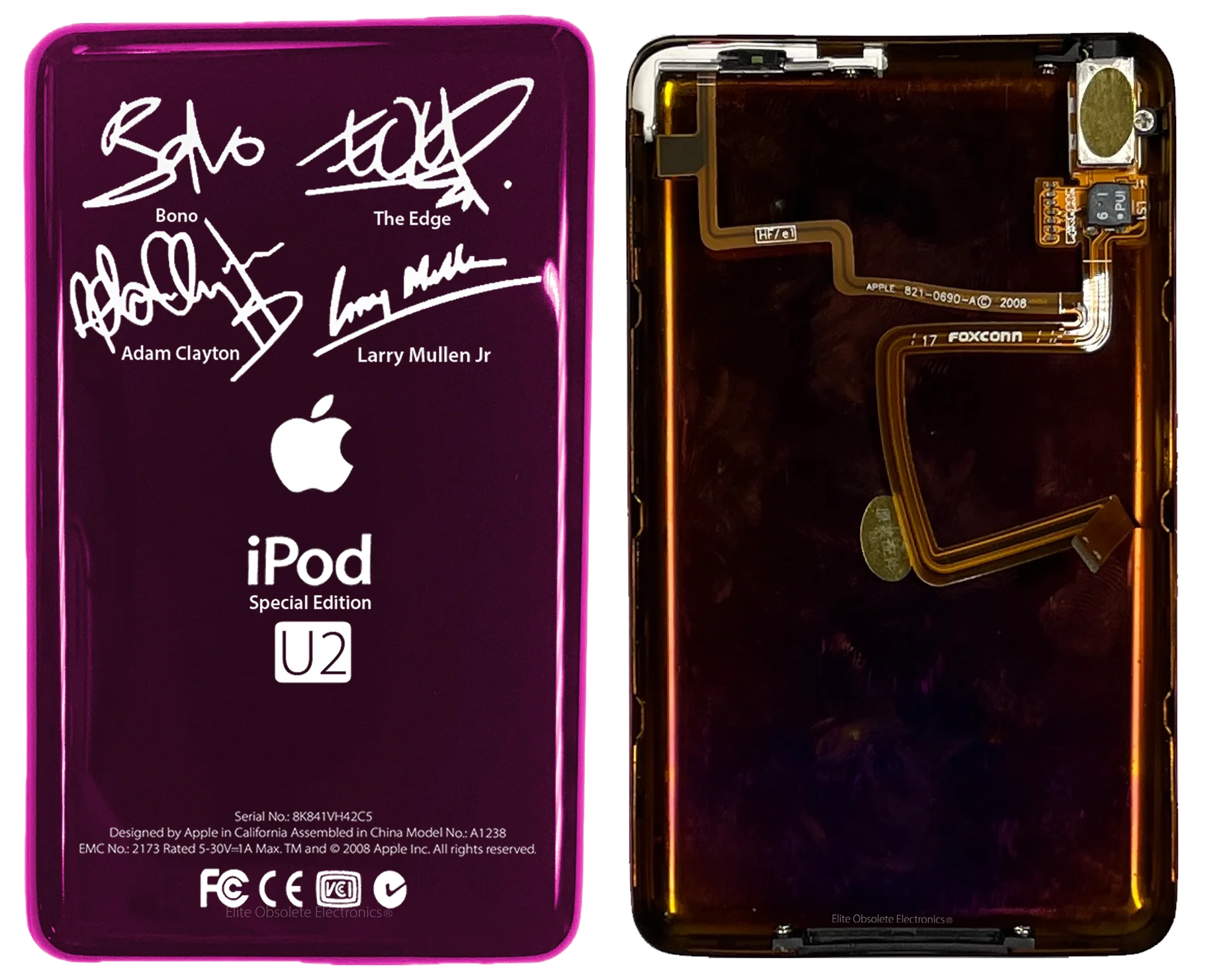 Thin Red Wine U2 Special Edition Backplate for Apple iPod Video 5th 5.5 A1136 & iPod Classic 6th 7th A1238 - Image 3