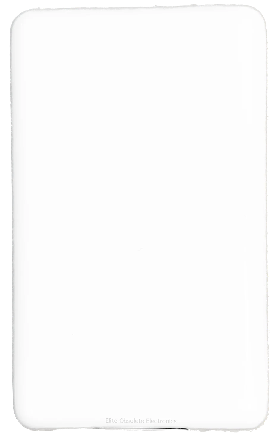 Thin White Fully Blank Matte Backplate for Apple iPod Video 5th 5.5 A1136 & iPod Classic 6th 7th A1238