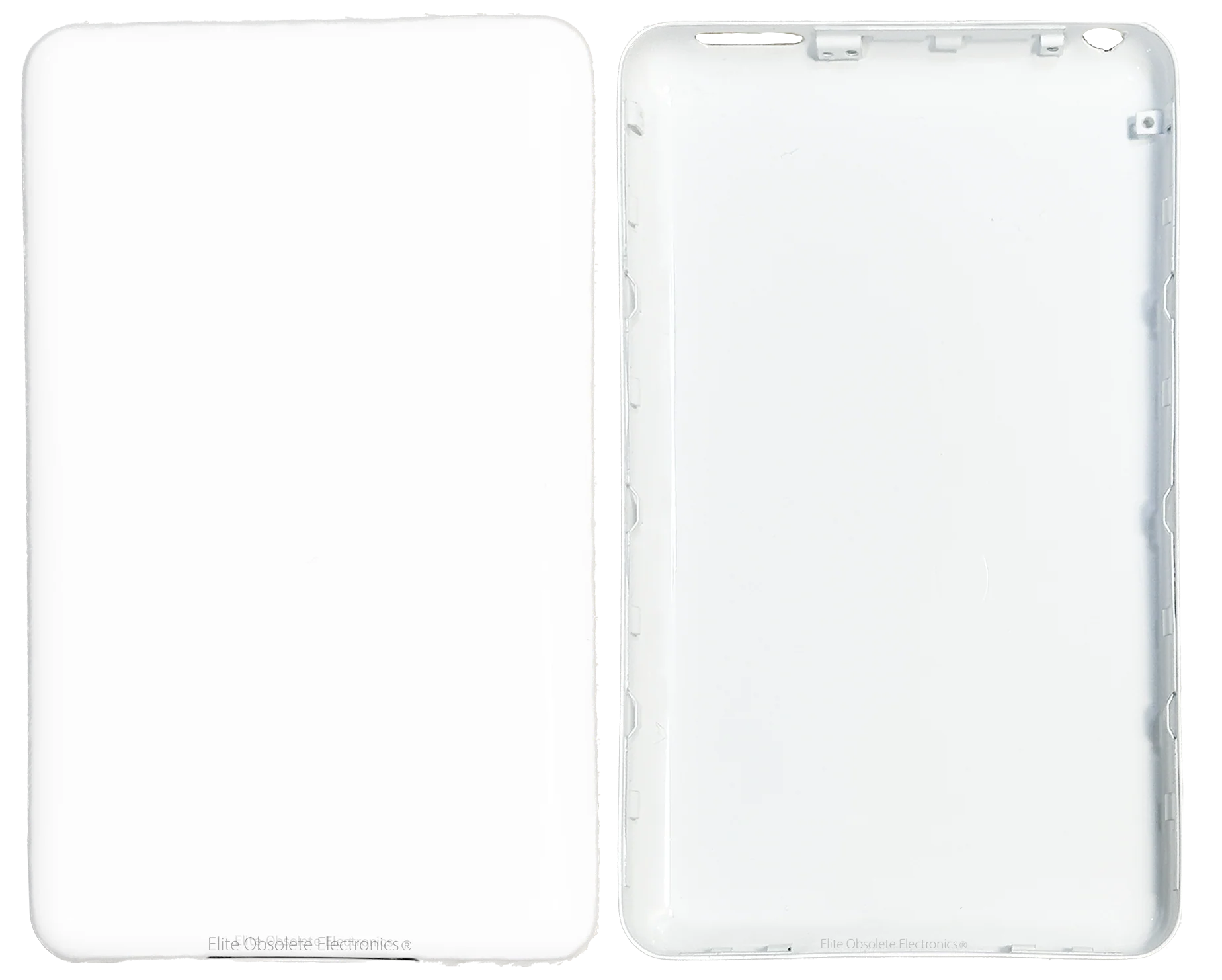 Thin White Fully Blank Matte Backplate for Apple iPod Video 5th 5.5 A1136 & iPod Classic 6th 7th A1238 - Image 2