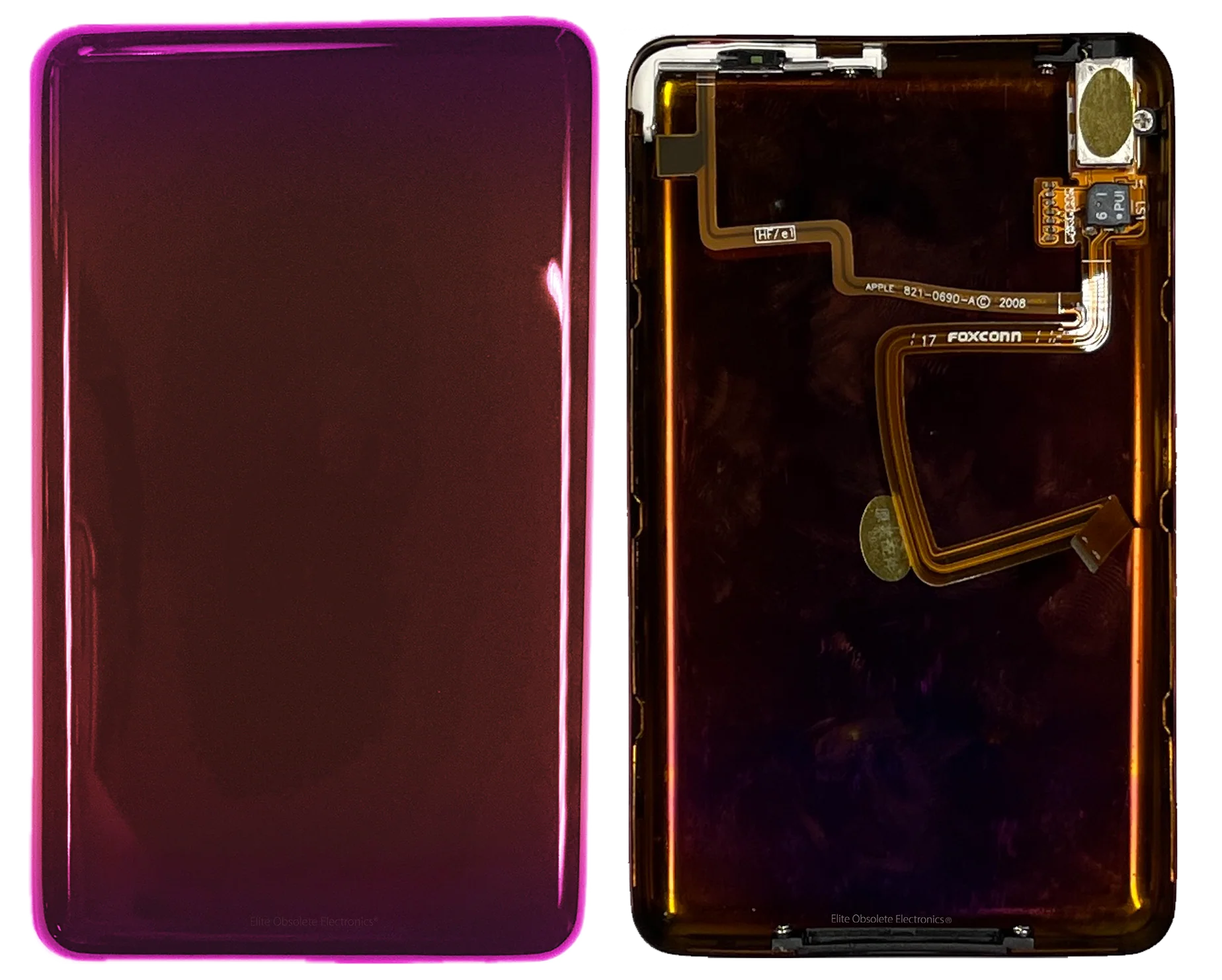 Thin Wild Berry Pink Red Gradient Fully Blank Backplate for Apple iPod Video 5th 5.5 A1136 & iPod Classic 6th 7th A1238 - Image 3