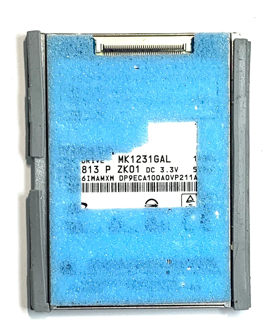 Toshiba MK1231GAL 120GB ZIF HDD Hard Drive iPod Classic 6th 7th Gen MK1234GAL A1238