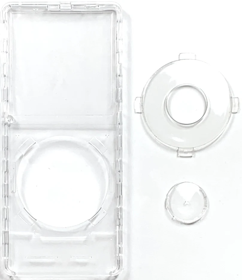 New iVue Transparent Clear Complete Kit for Apple iPod Nano 1st Generation (Faceplate, Click Wheel & Center Button) - Image 2