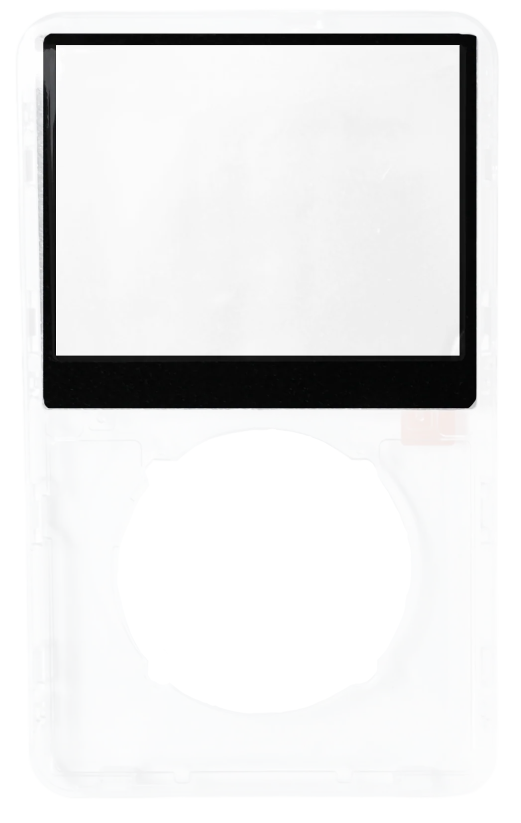 Crystal Clear Transparent Faceplate For Apple iPod Classic 6th 7th Generation A1238 Plastic