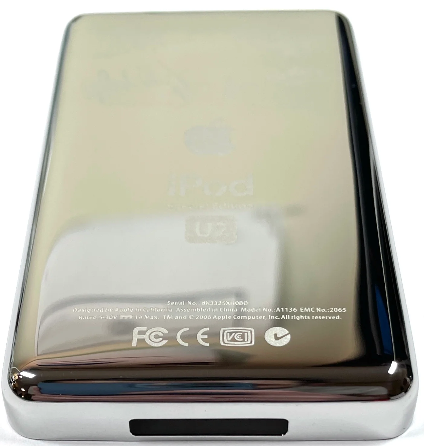 Thick U2 Special Edition Silver Backplate for Apple iPod Video 5th 5.5 A1136 & iPod Classic 6th 7th A1238 - Image 2