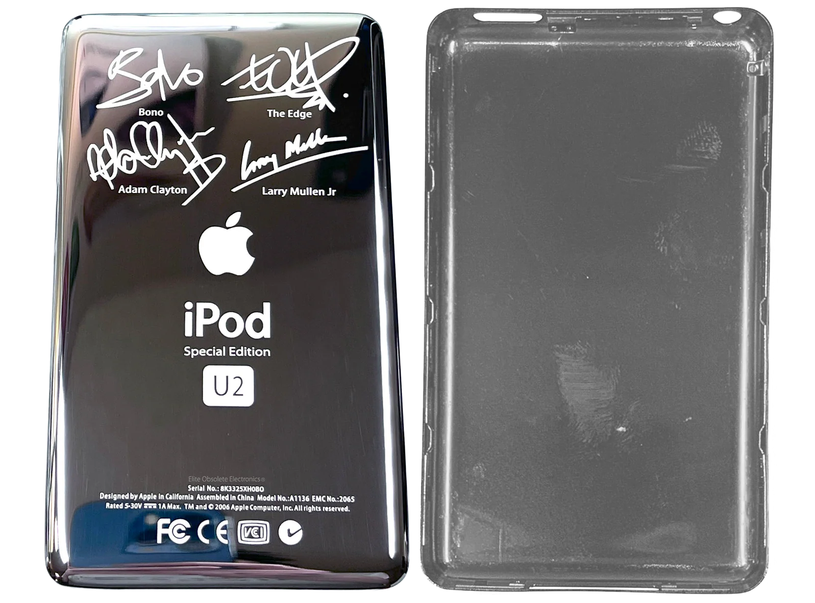 Thick U2 Special Edition Silver Backplate for Apple iPod Video 5th 5.5 A1136 & iPod Classic 6th 7th A1238 - Image 3