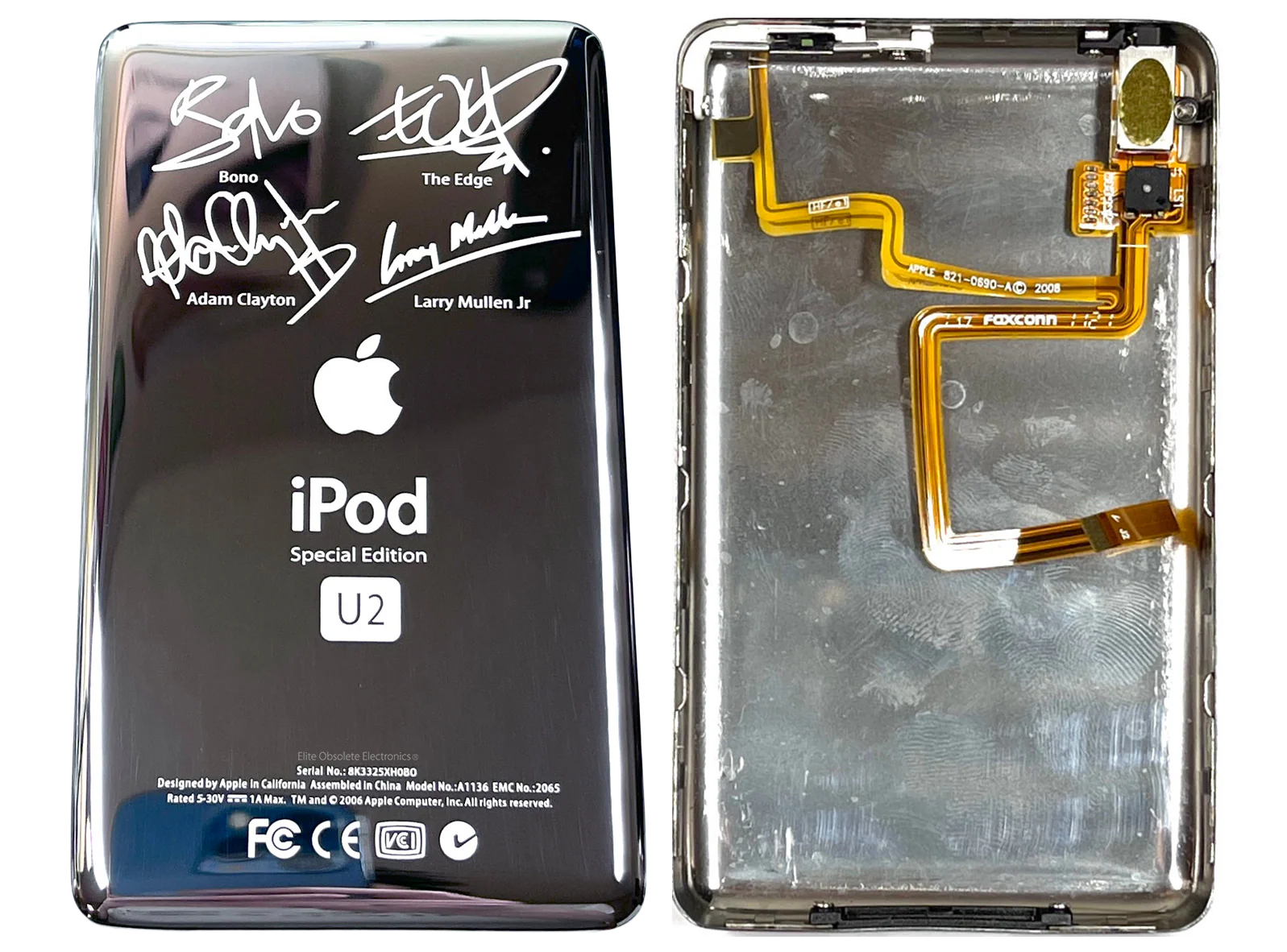 Thick U2 Special Edition Silver Backplate for Apple iPod Video 5th 5.5 A1136 & iPod Classic 6th 7th A1238 - Image 4
