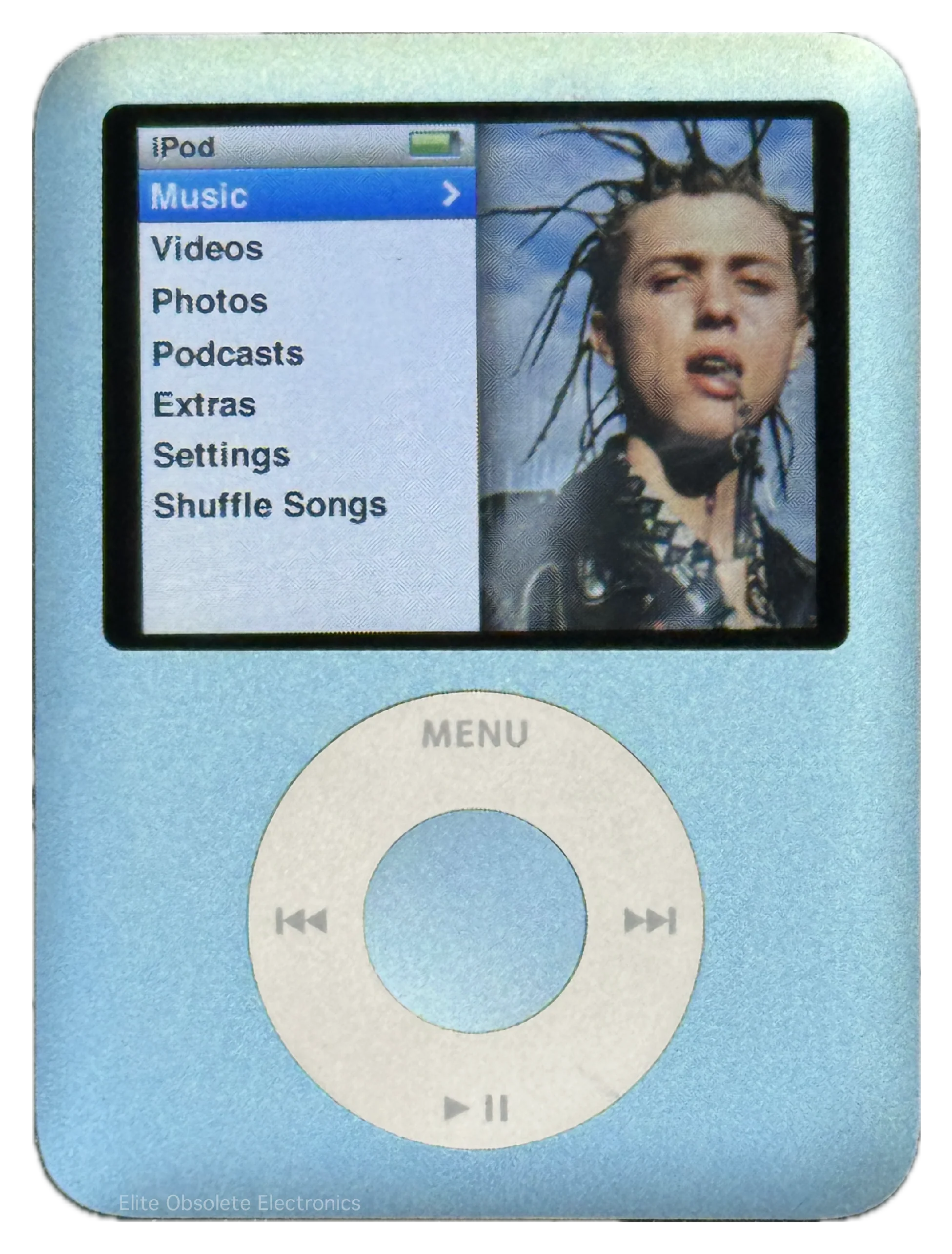 Apple iPod Nano 3rd Generation Light Blue 4GB 8GB A1236 MB249LL/A Used & Refurbished 520mah - Image 2