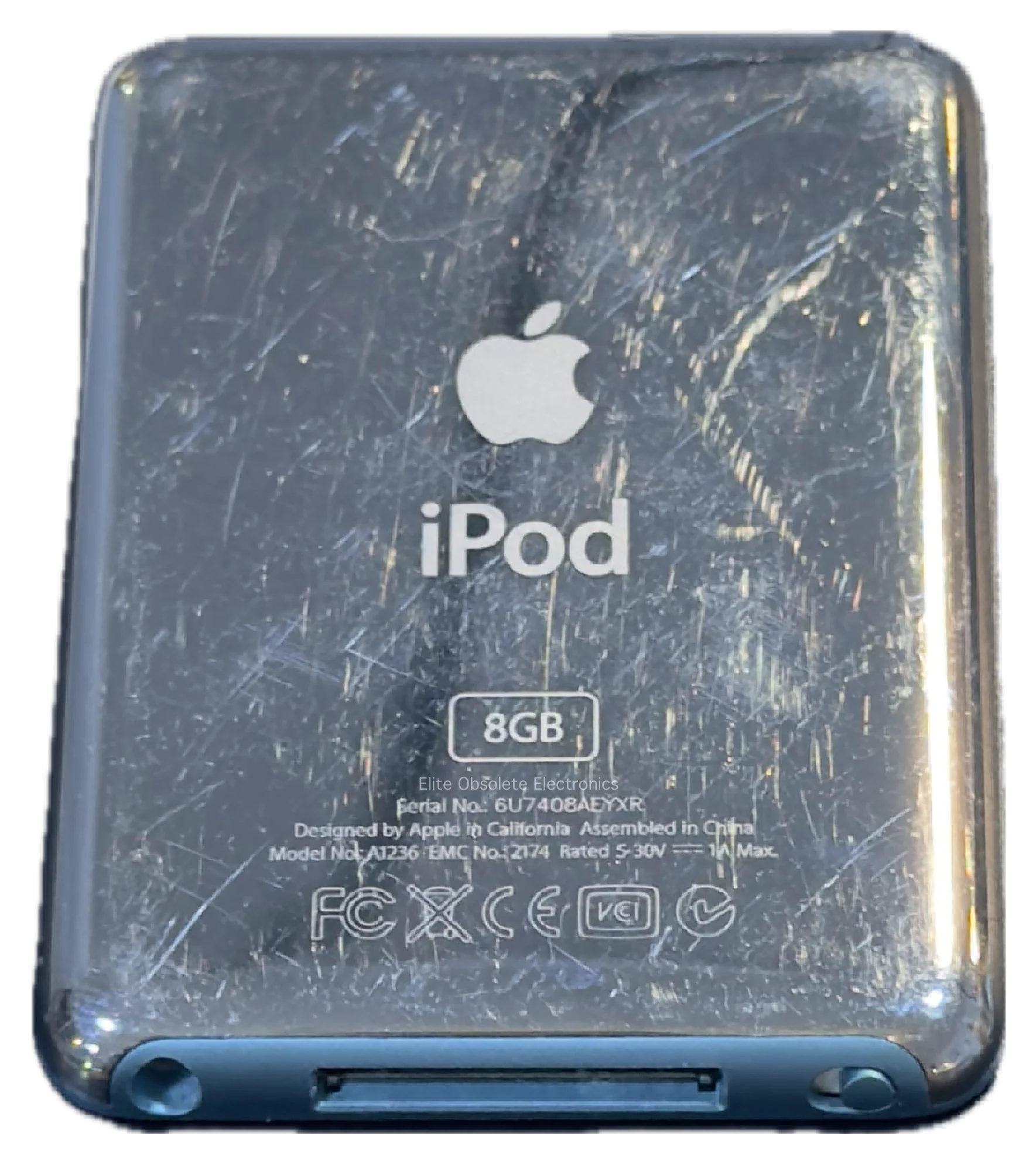 Apple iPod Nano 3rd Generation Light Blue 4GB 8GB A1236 MB249LL/A Used & Refurbished 520mah - Image 3