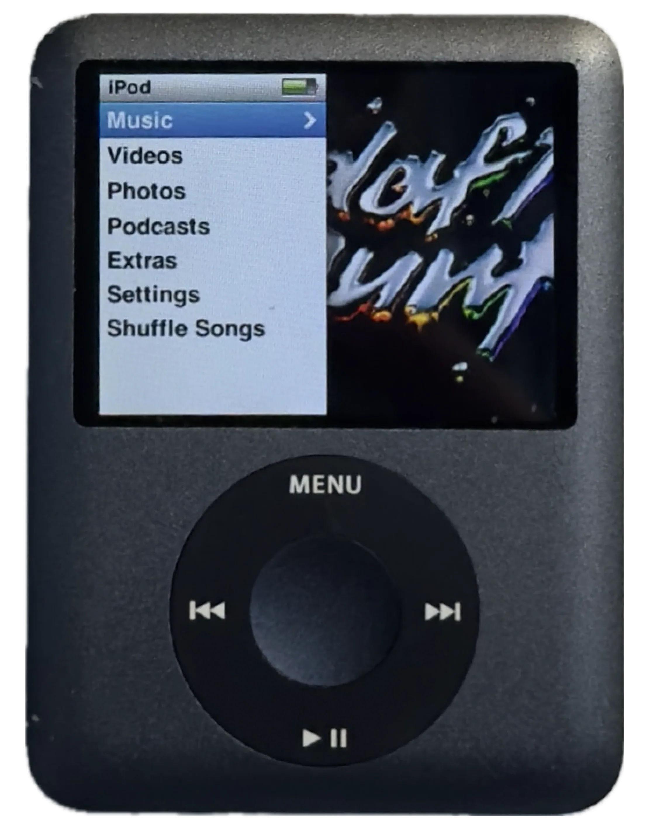 Apple iPod Nano 3rd Generation 4GB 8GB Slate Black A1236 MB261LL/A Used & Refurbished 520mah - Image 2