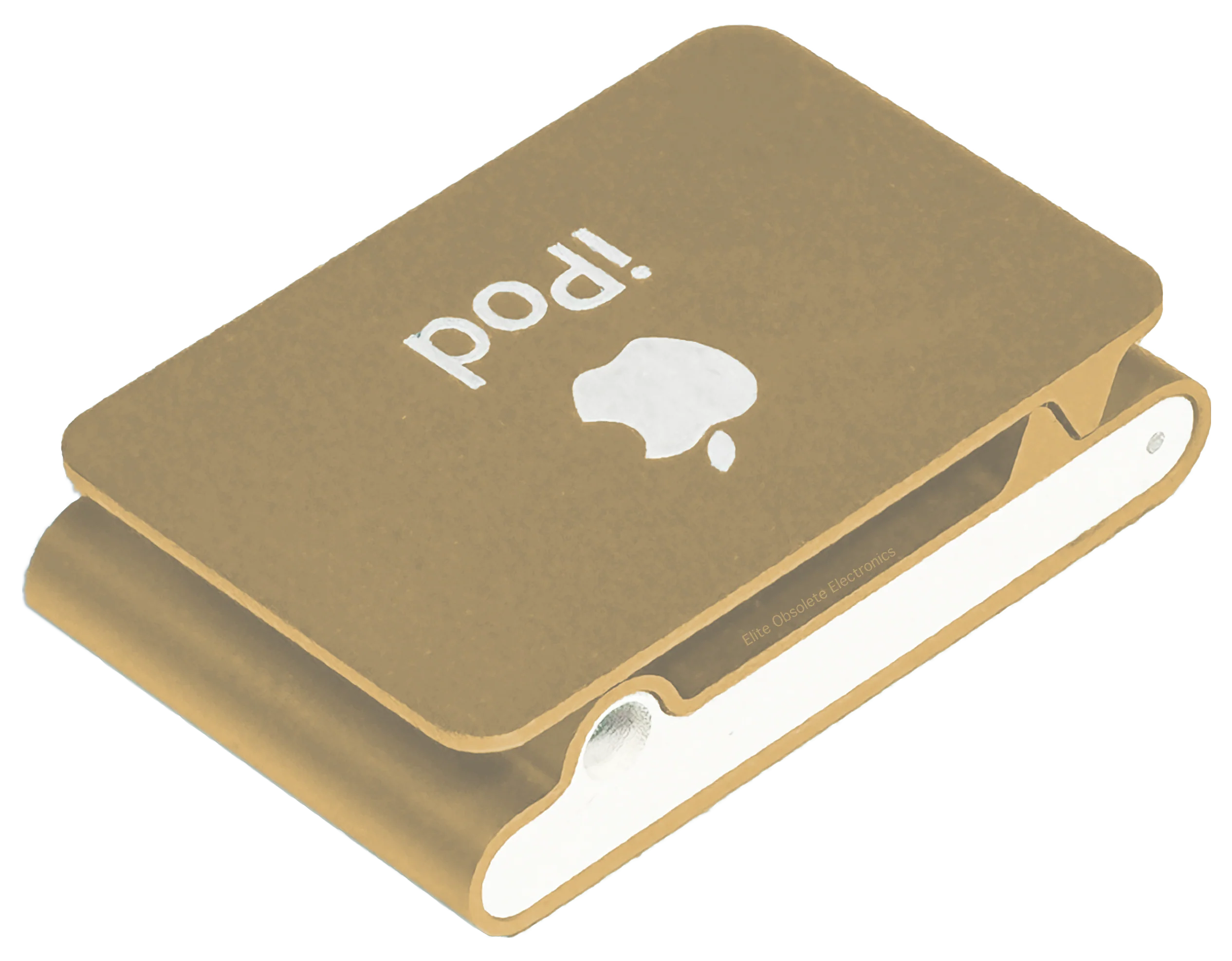 Used Apple iPod Shuffle 2nd Generation 1GB Gold A1204 MC167LL/A - Image 2